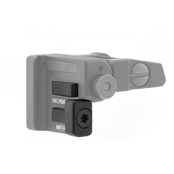 Przeziernik szczerbinka składana Leapers UTG Accu-Sync Spring-loaded AR15 tylna, czarna - obrazek 2