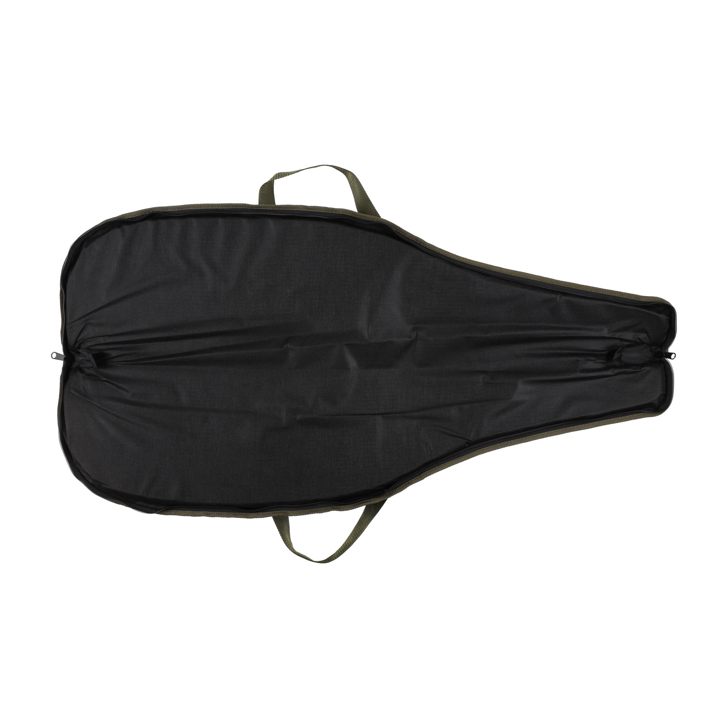 Pokrowiec na broń LPDK KAM 04 1,25m, kamuflaż leśny, haft dzik stoi w trawie - obrazek 4