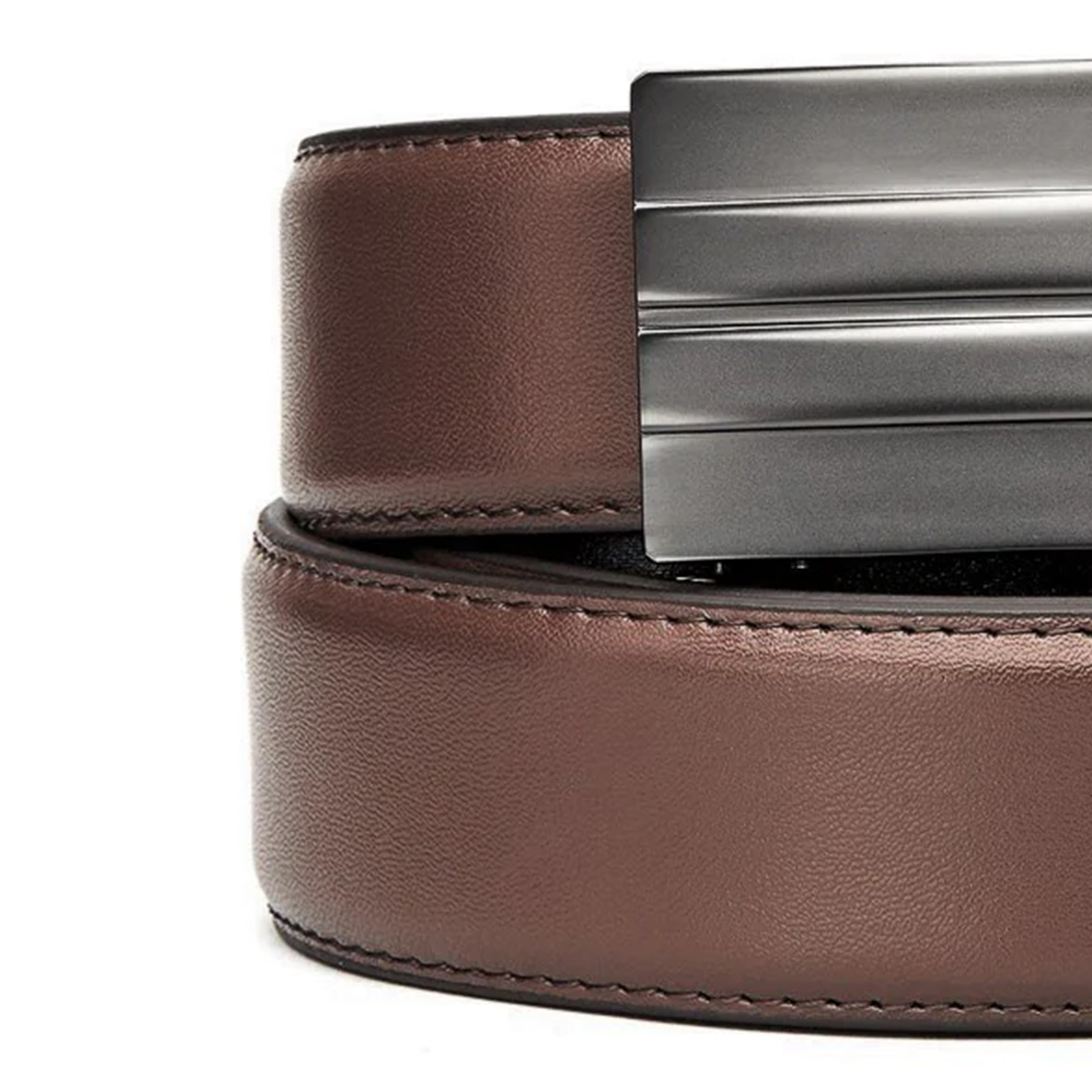 Pas strzelecki Kore Essentials Leather Gun Belt X2 brązowy - obrazek 2