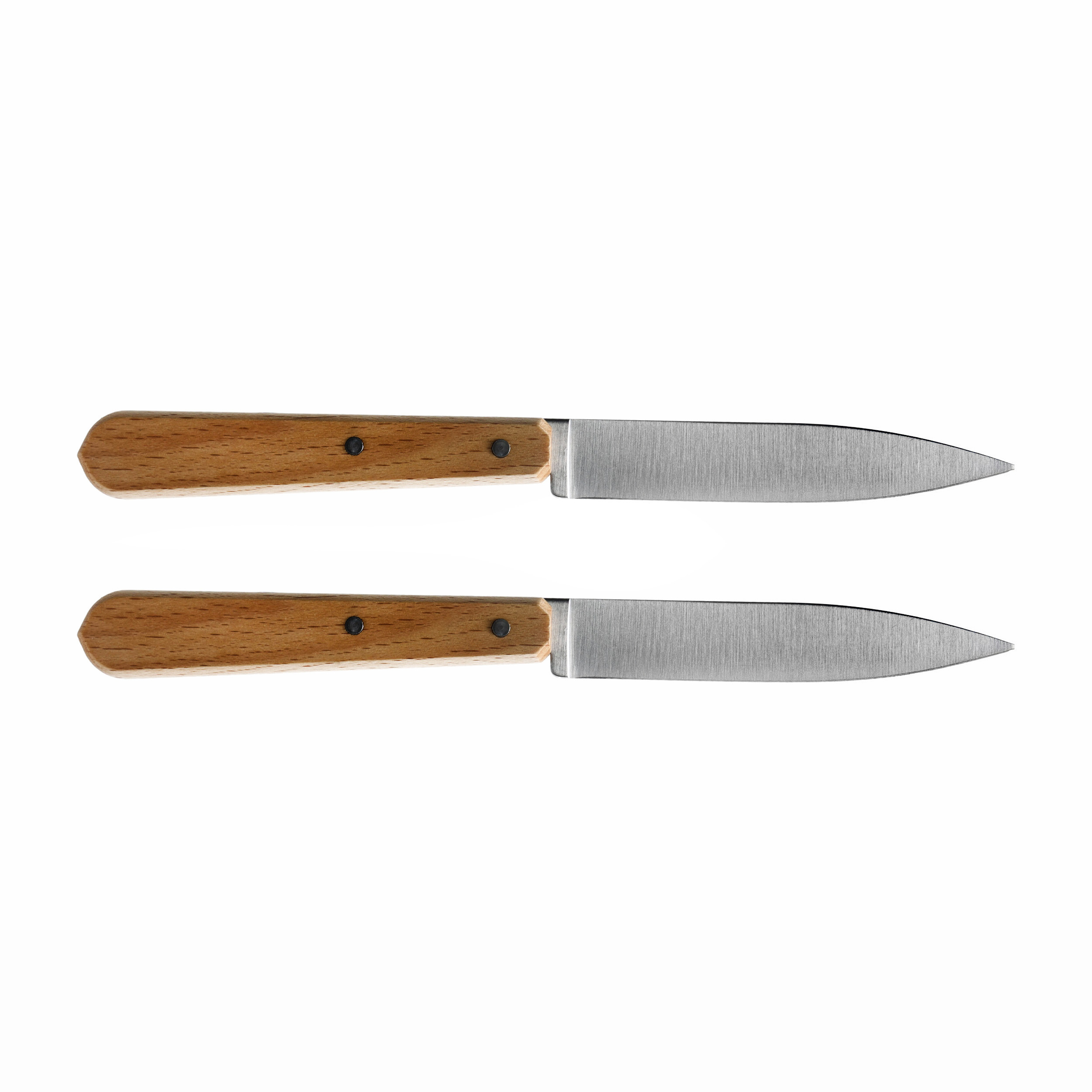 Zestaw noży kuchennych Opinel 112 Paring Knife natural 2 szt. - obrazek 2