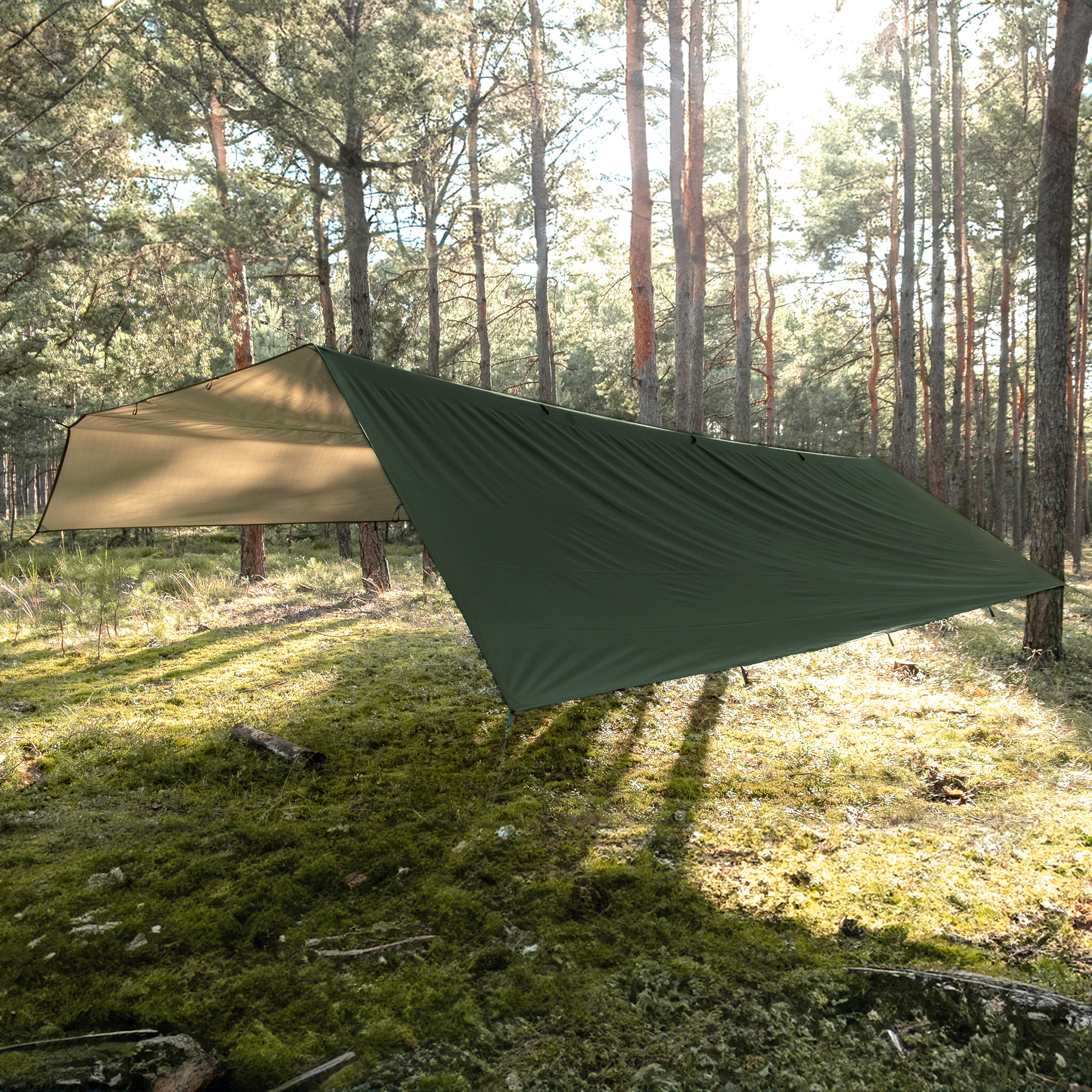 Tarp termo TigerWood 4,5 m x 4,5 m zielony - obrazek 5