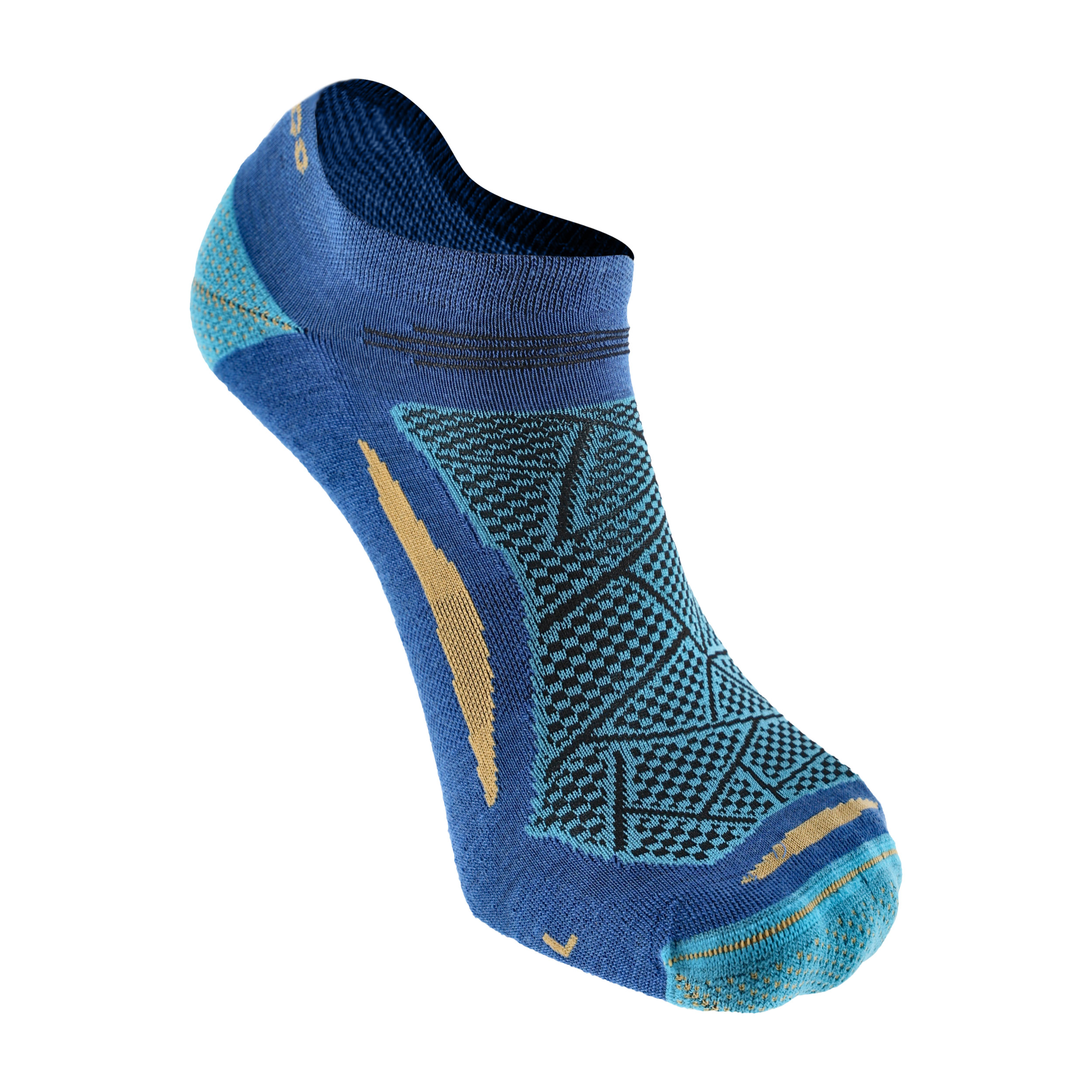 Skarpety Comodo Ultra Light Trial / Hiking czarno-niebieskie 43-46 - obrazek 2