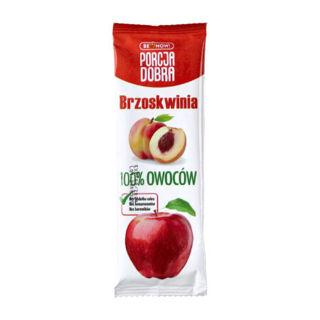 Przekąska Porcja Dobra jabłkowo-brzoskwiniowa 16g
