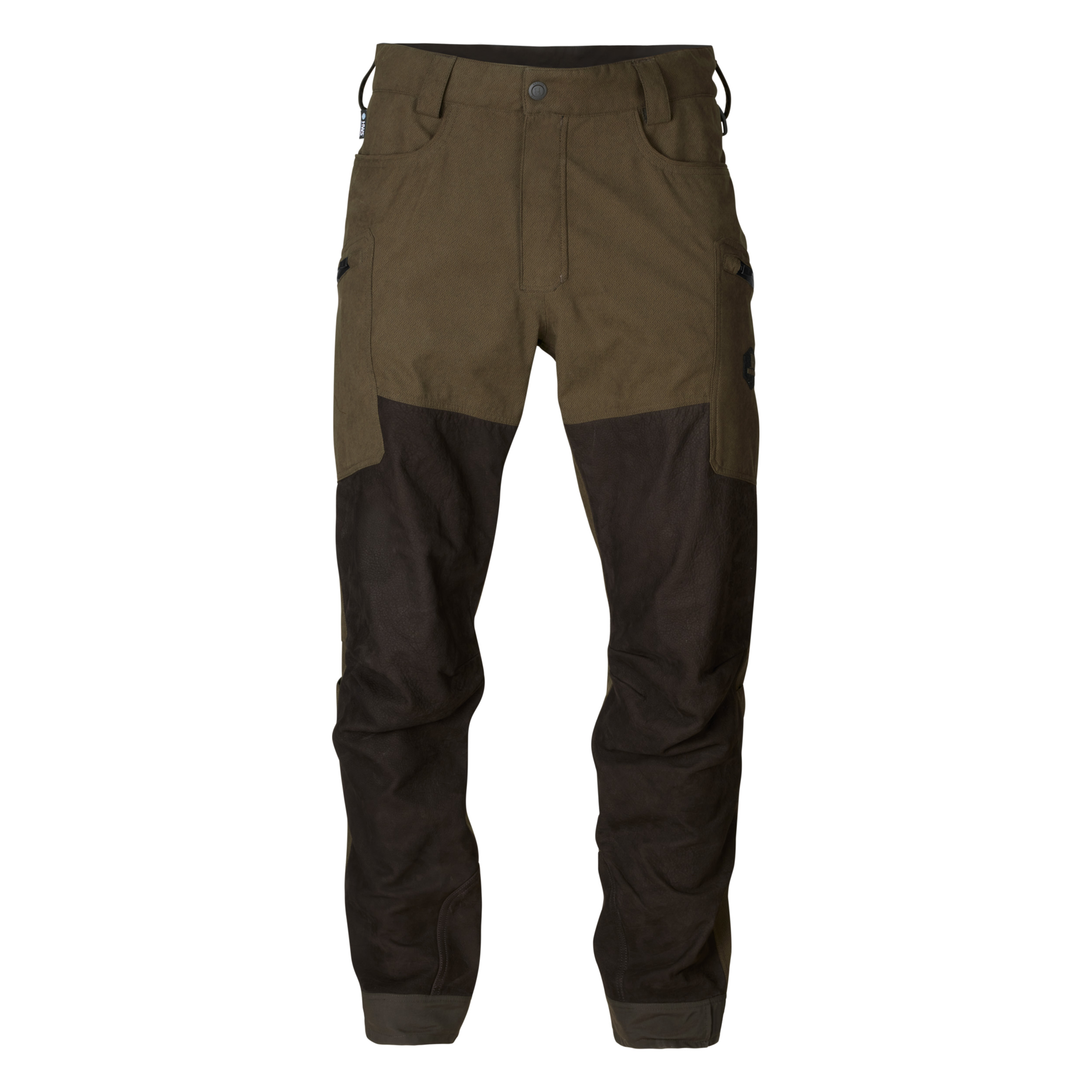 Spodnie męskie Härkila Driven Hunt HWS leather Willow green, shadow brown 50