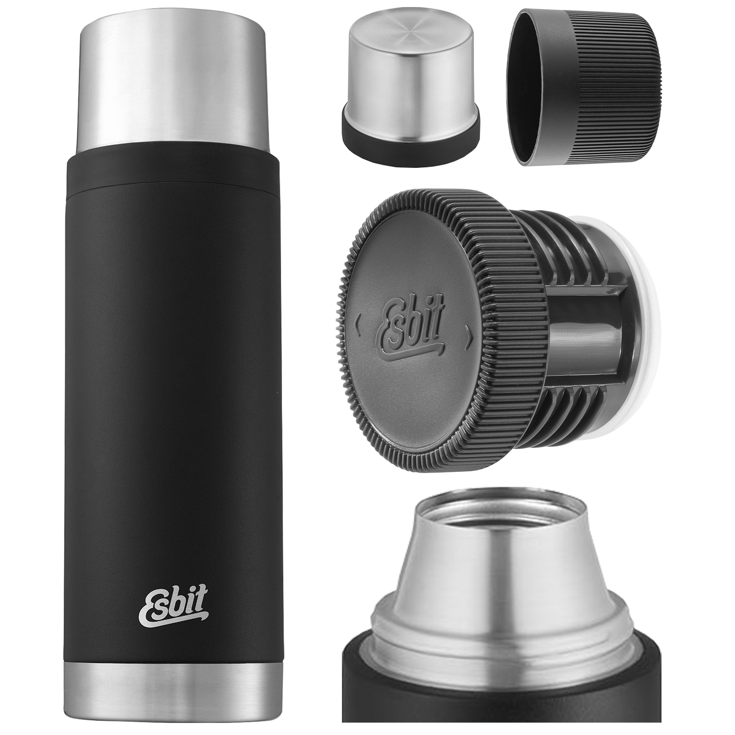 Termos Esbit Sculptor Vacuum Flask 1 l czarny - obrazek 6
