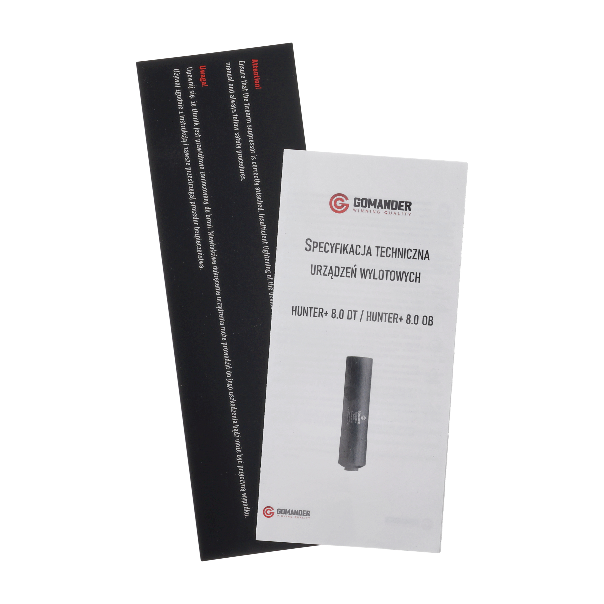 Tłumik Gomander Hunter II OB 8,0 M15x1 Czarny - obrazek 6