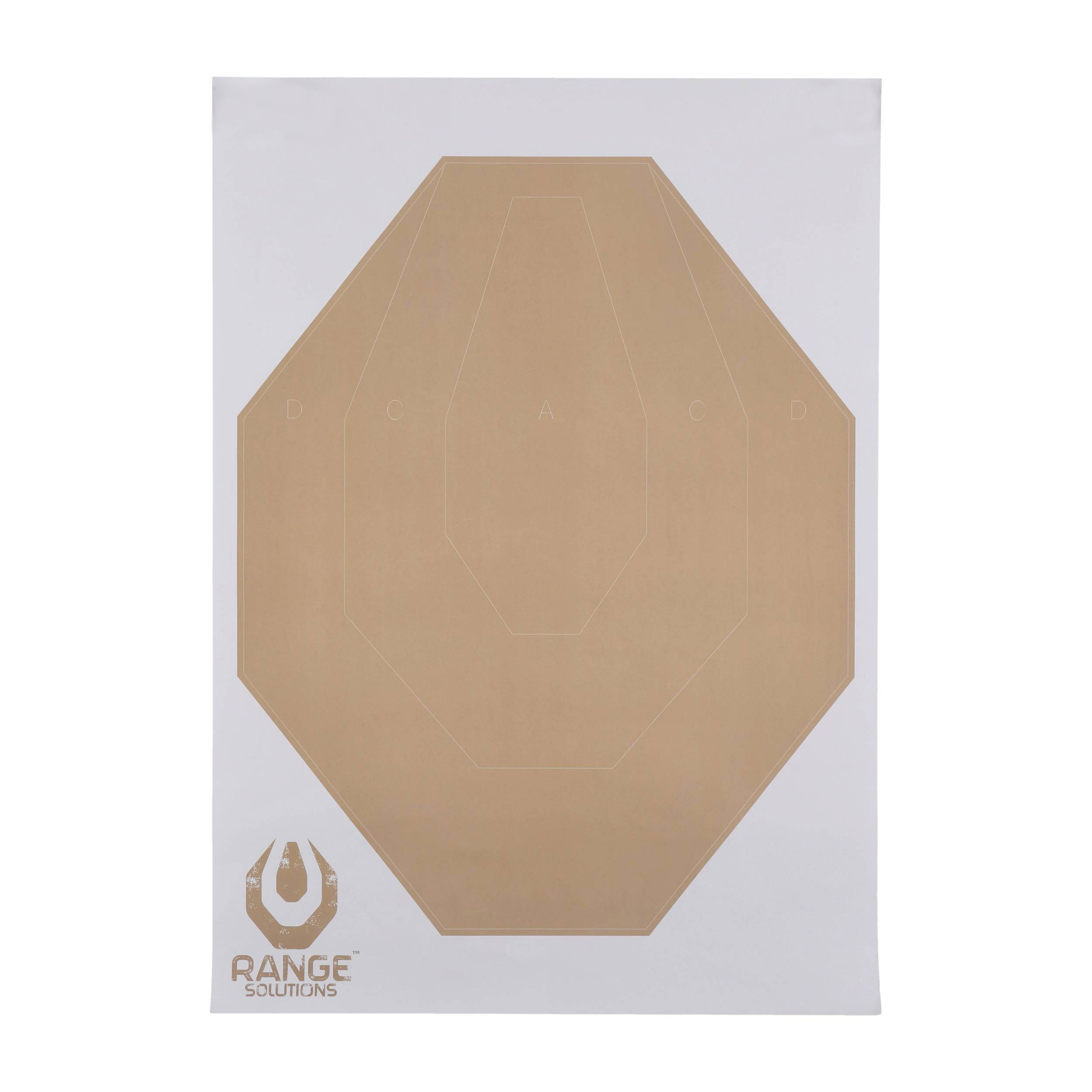Tarcza strzelecka Range Solutions papierowa IPSC, 50 szt.