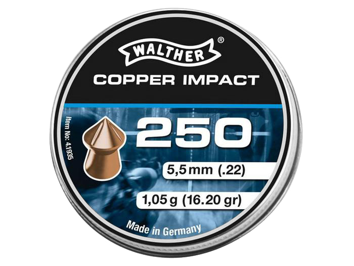 Śrut diabolo Walther Copper Impact 5,5 mm 250 szt.