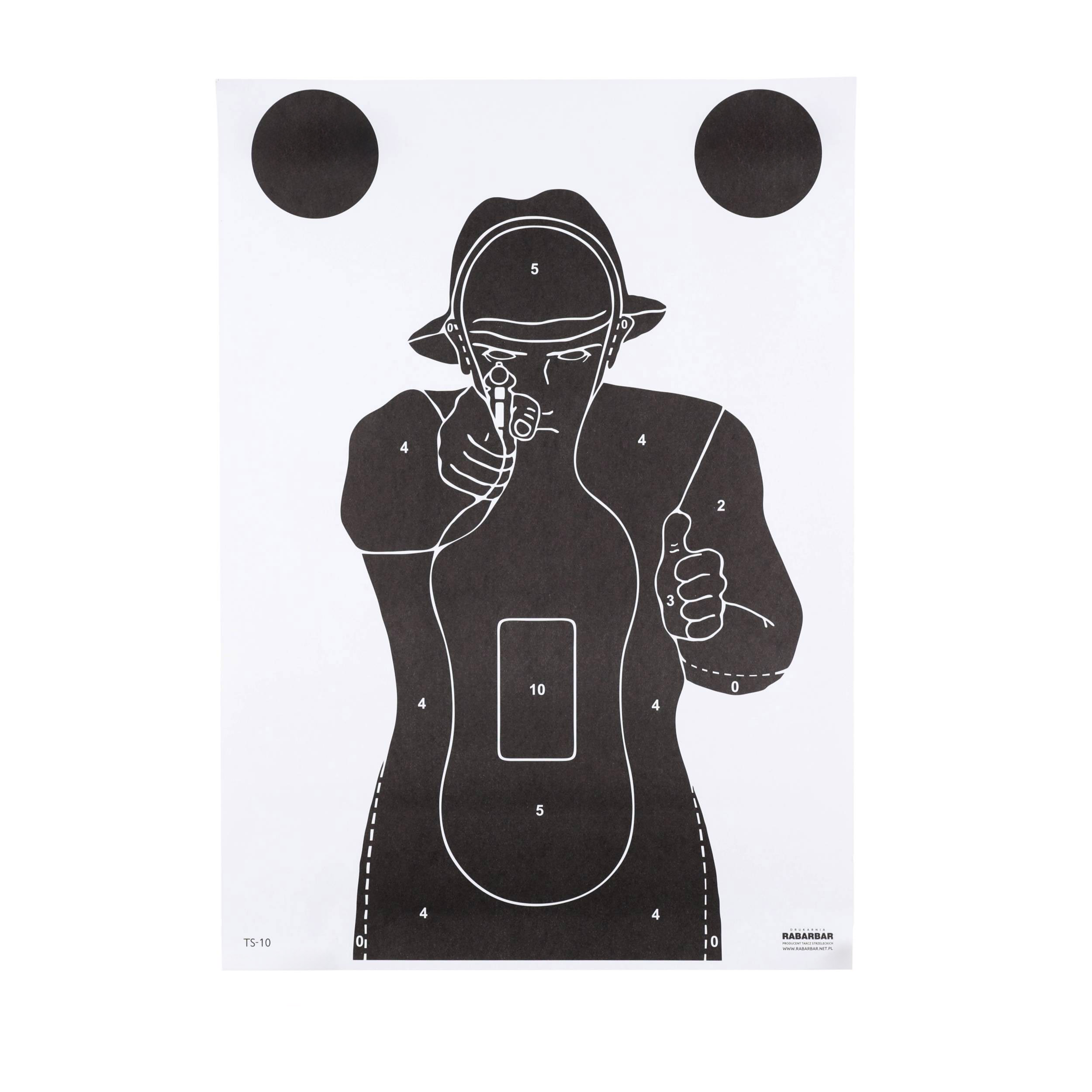 Tarcza sylwetkowa TS-10 "Francuz" 50szt.