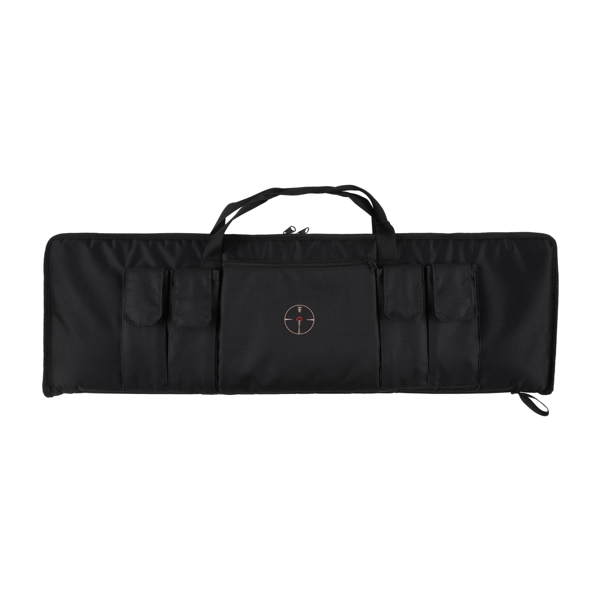 Pokrowiec na dwie jednostki AR tactical 05 1,03m, kolor czarny, 4 kieszenie na magazynki plus 1 duza, haft VX