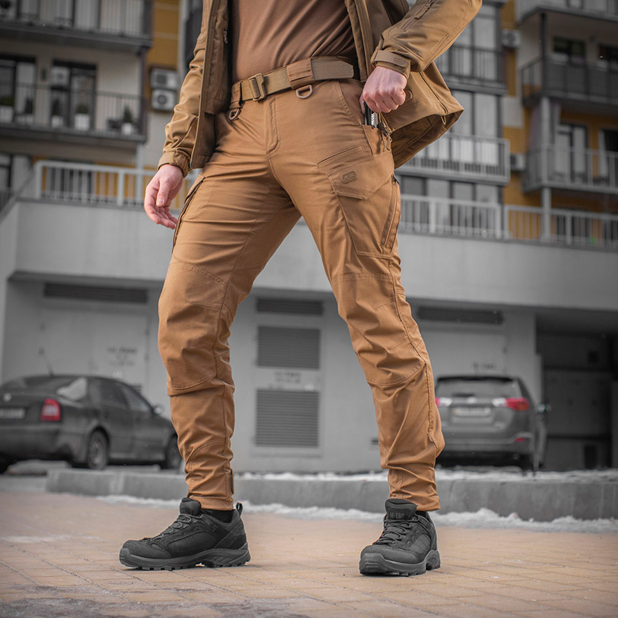 Spodnie męskie taktyczne M-Tac Aggressor Gen. II Flex brązowe 30/32 - obrazek 2