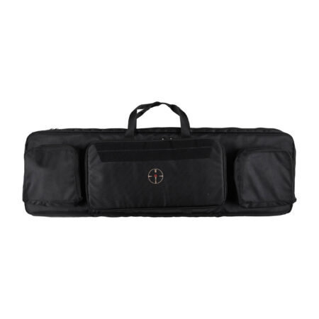 Pokrowiec na broń TACTICAL MAX01 dł. 1,15m h38, kolor czarny, haft celownik VX, na dwie jednostki