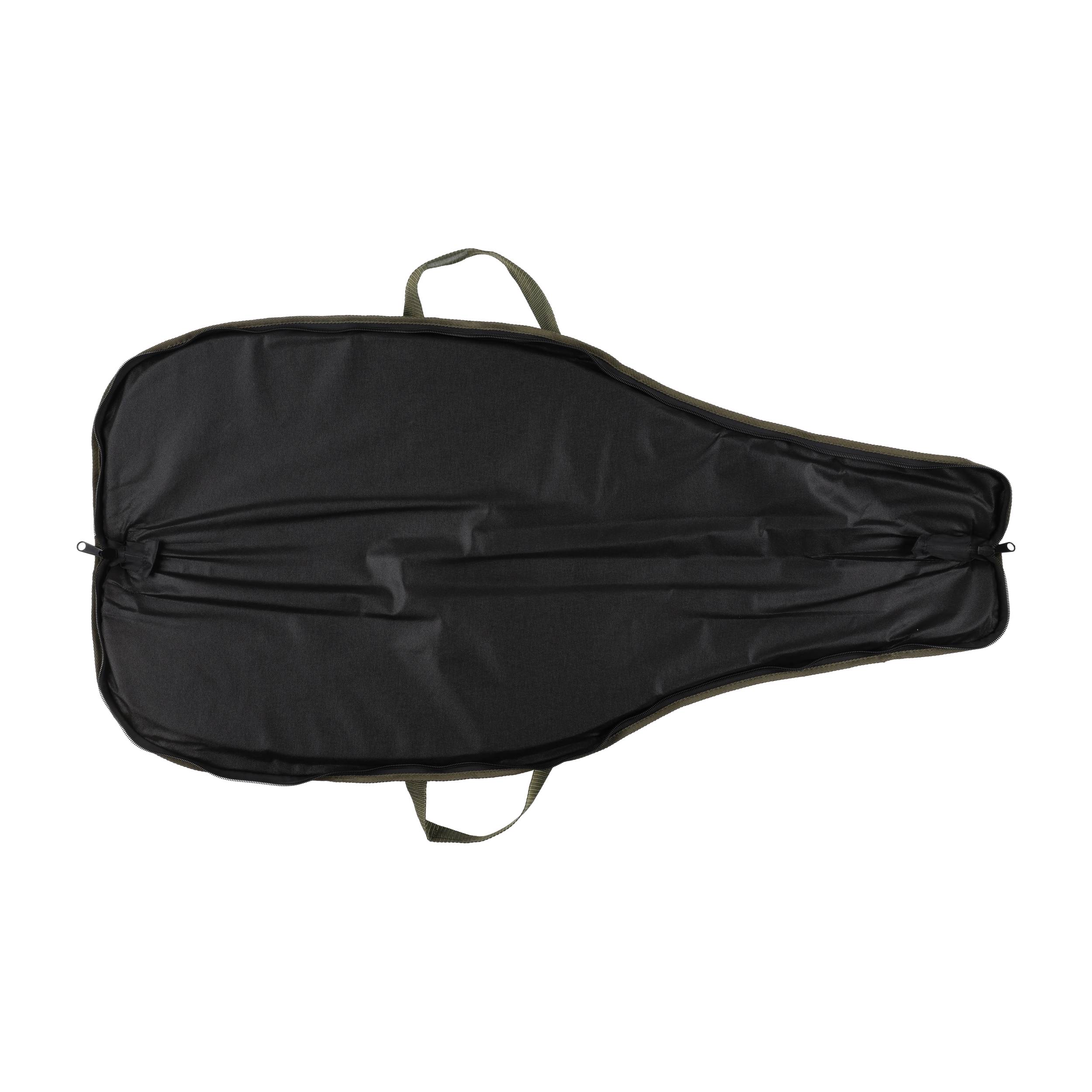 Pokrowiec na broń LPDK2KAM 03 1,25m, kolor kamuflaż leśny, haft jeleń ryczy w trawie, długa kieszeń - obrazek 4