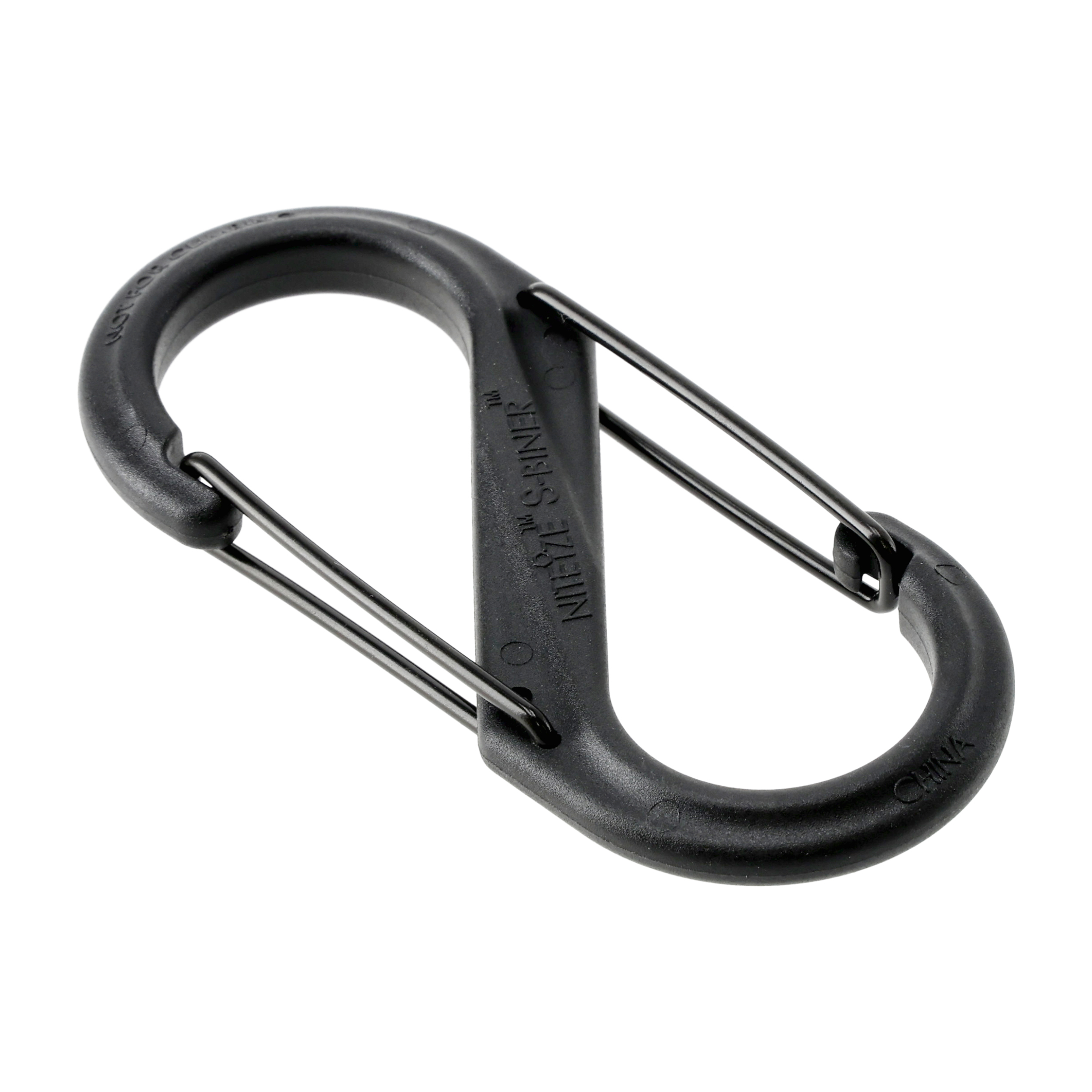 Polimerowy karabinek Nite Ize S-Biner #4 Black Gate czarny - obrazek 2