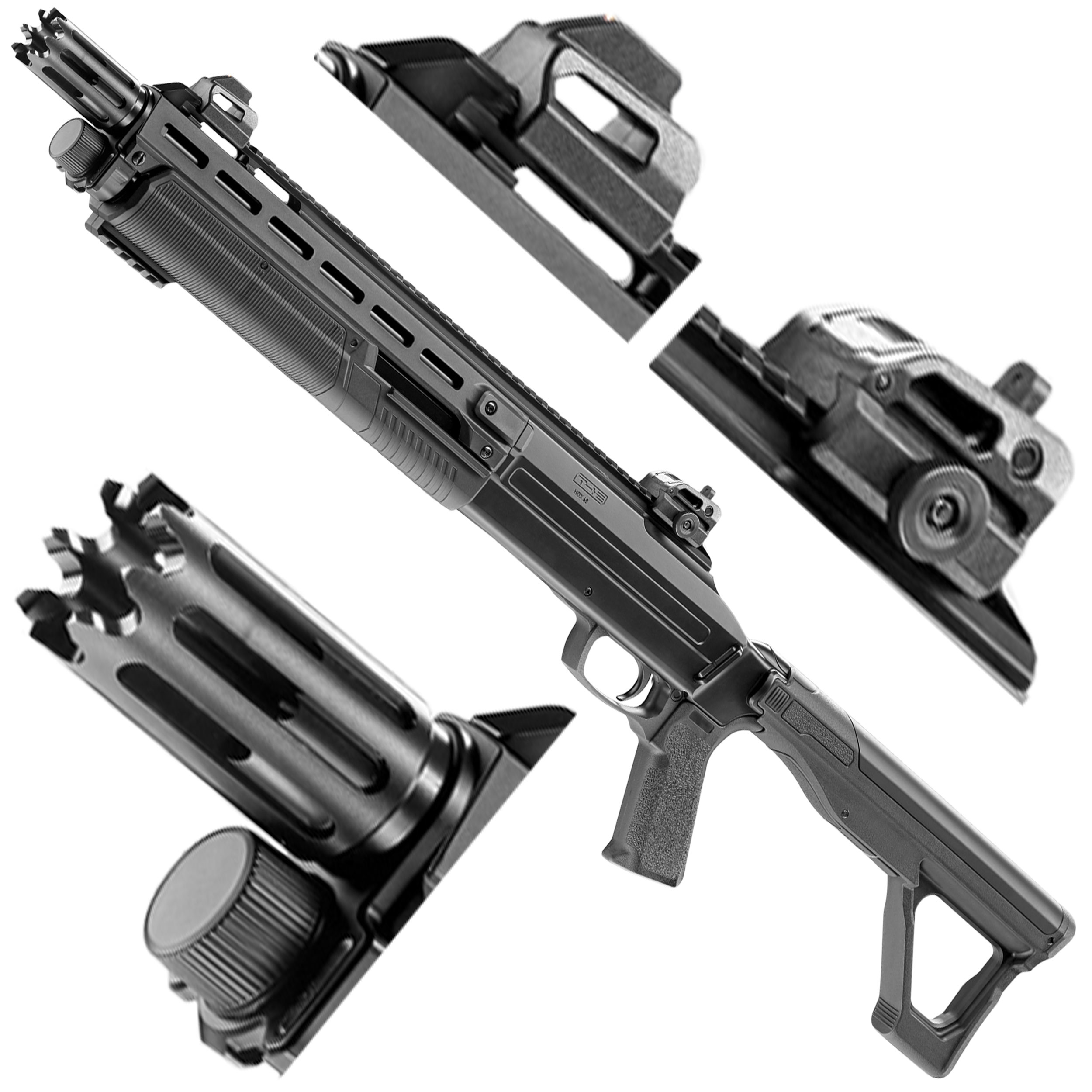 Strzelba na kule gumowe RAM Umarex T4E HDX 68 kal. .68 CO2 - obrazek 9