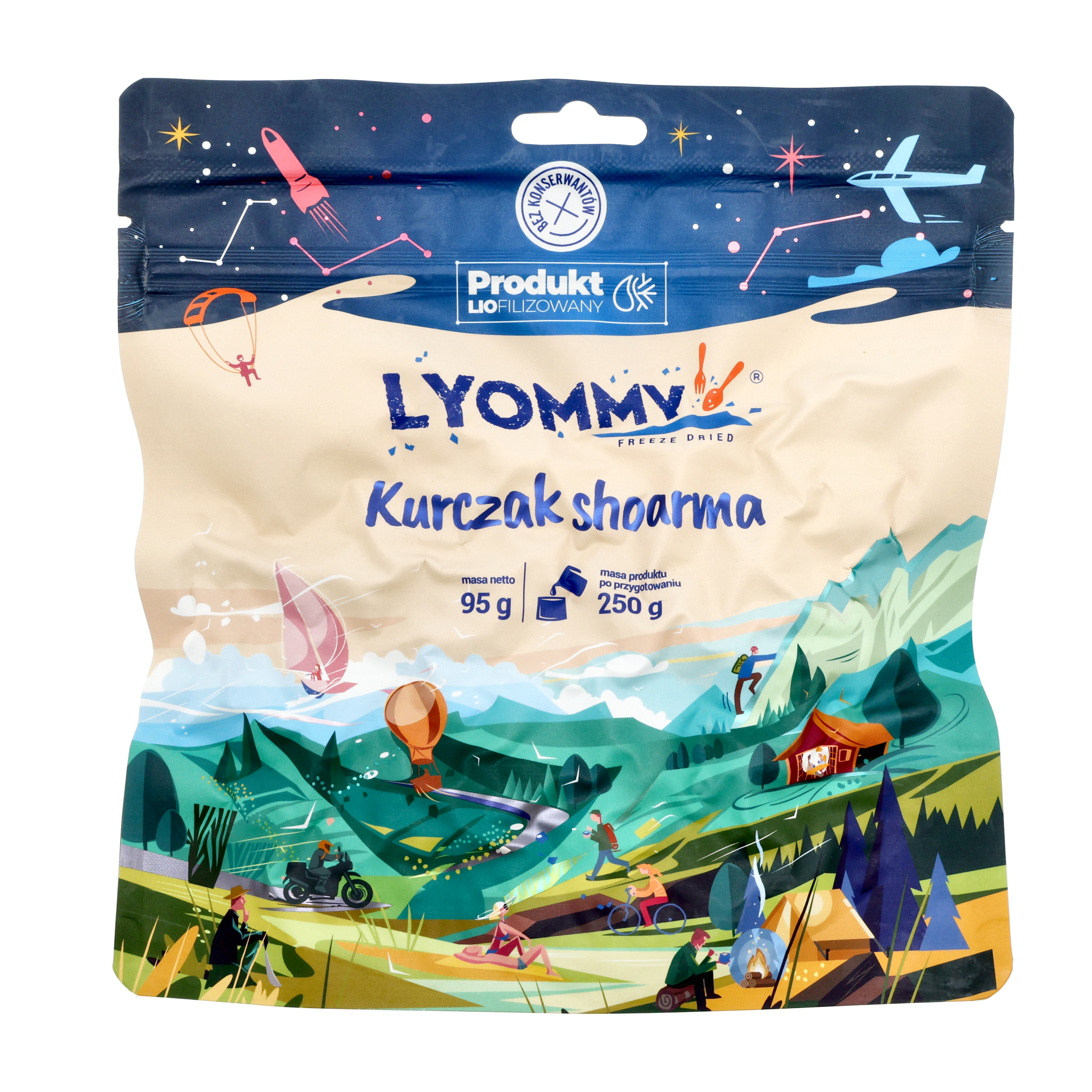 Żywność liofilizowana Lyommy Kurczak shoarma 250 g