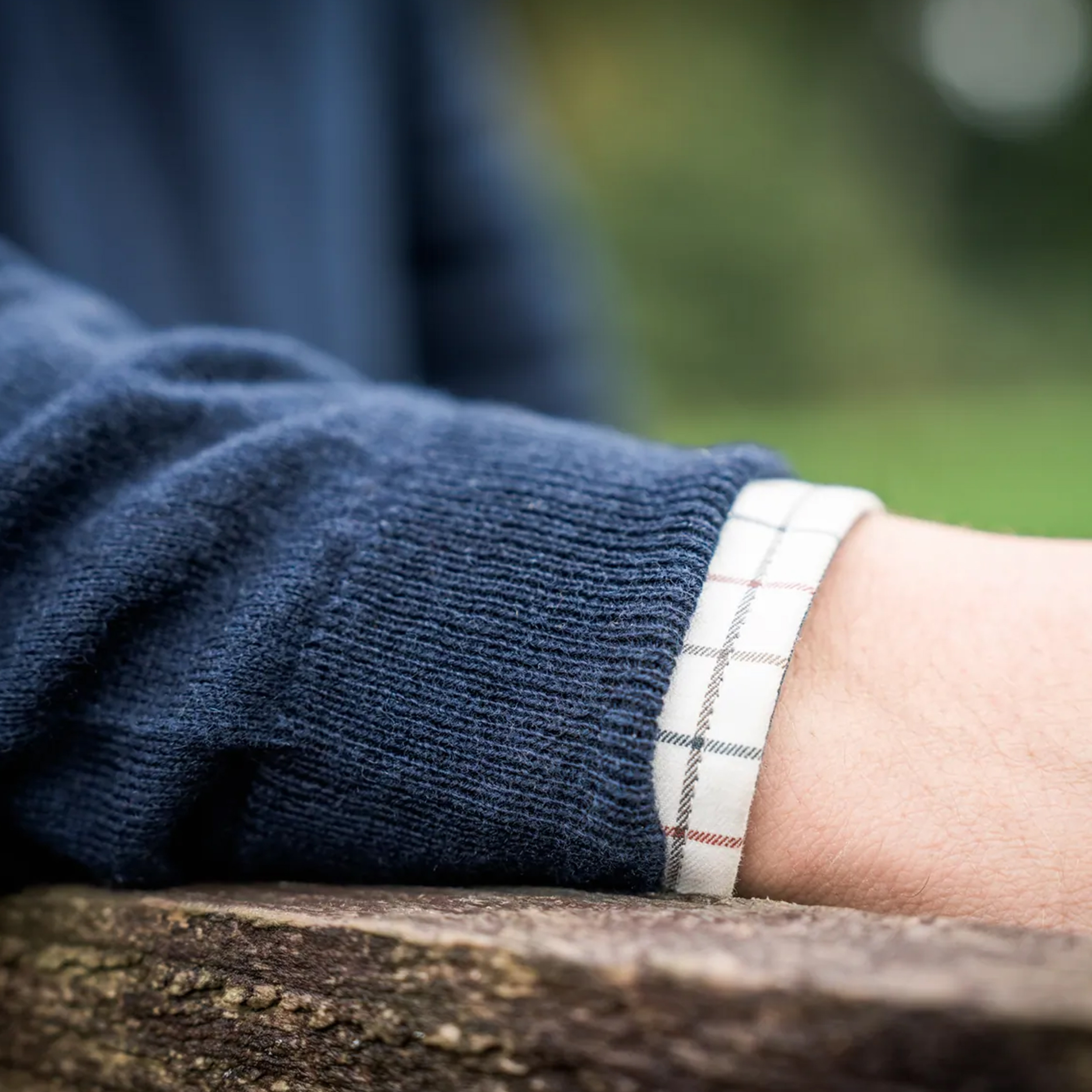 Sweter Seeland Pine Dark Sapphire M - obrazek 4