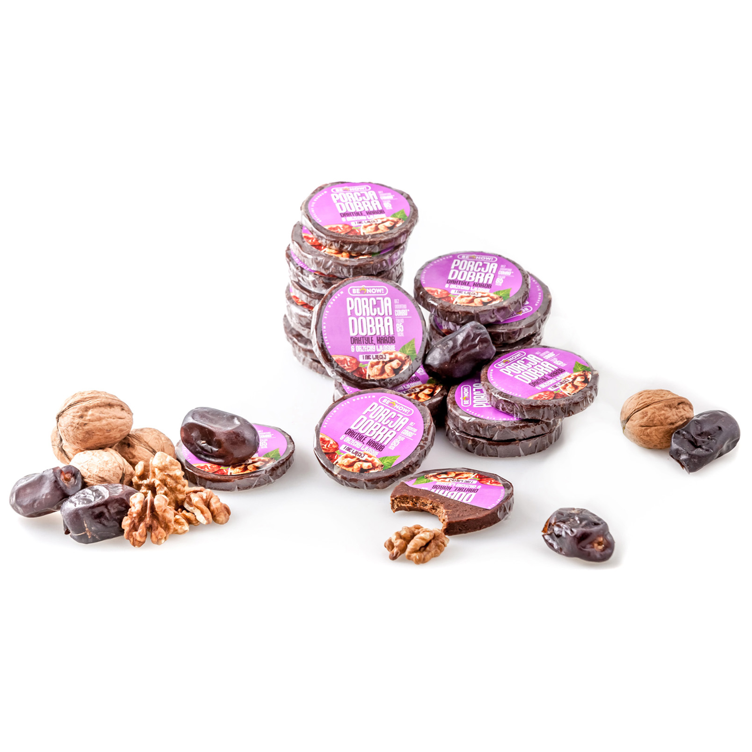 Przekąska Porcja Dobra daktylowo-orzechowa z karobem 25 g - obrazek 3