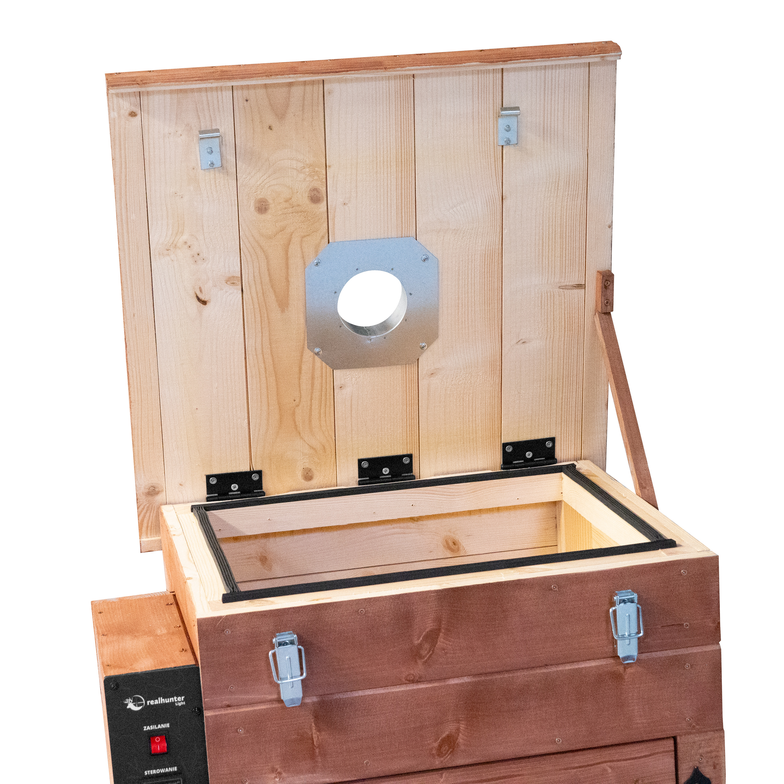 Wędzarnia smoker RealHunter Basic 105 L 1600W orzech - obrazek 5