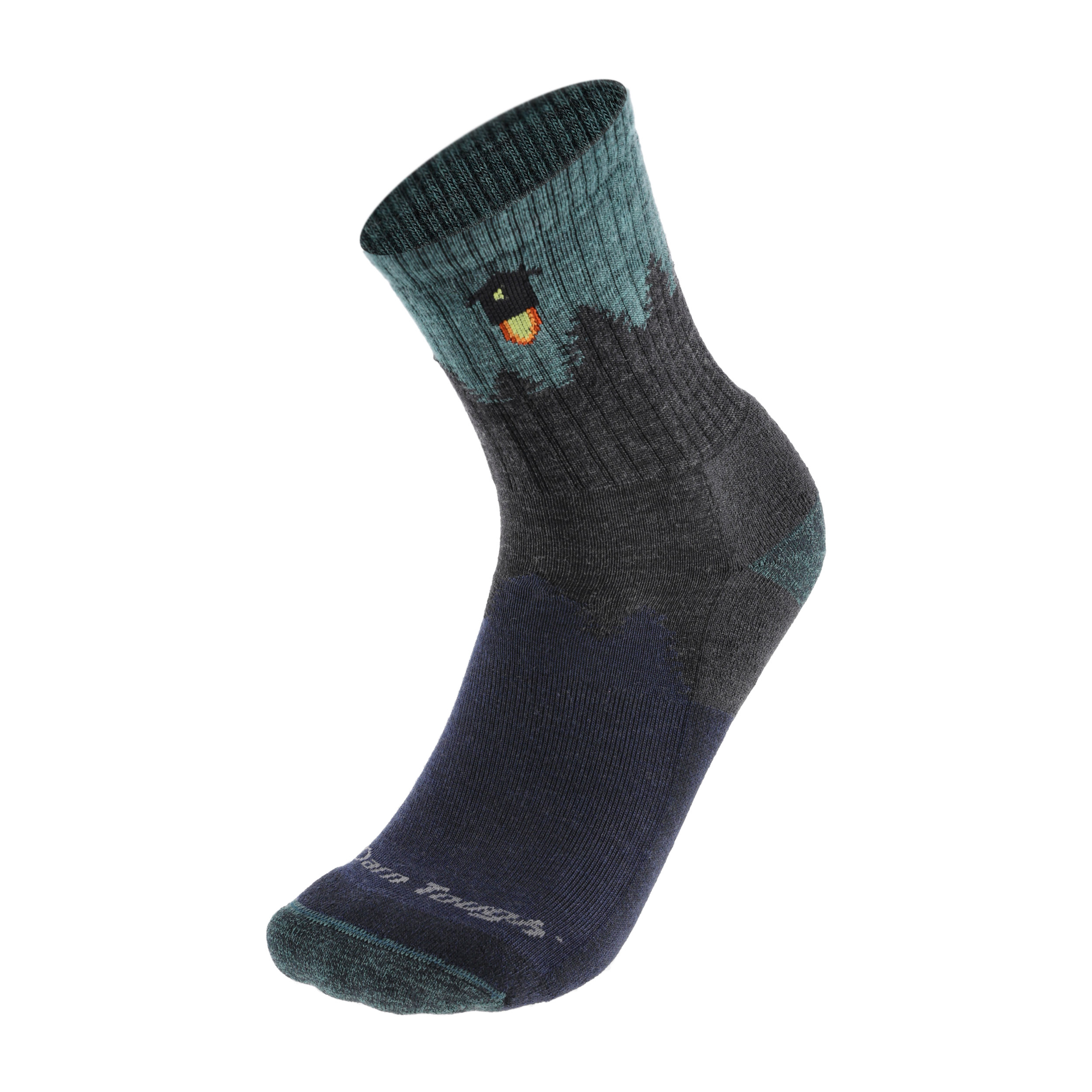 Skarpety trekkingowe męskie Darn Tough Number 2 Gray 43-45.5