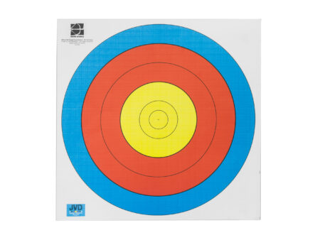 Tarcza papierowa 40 cm JVD FITA WA 6 pierścieni 3 kolory