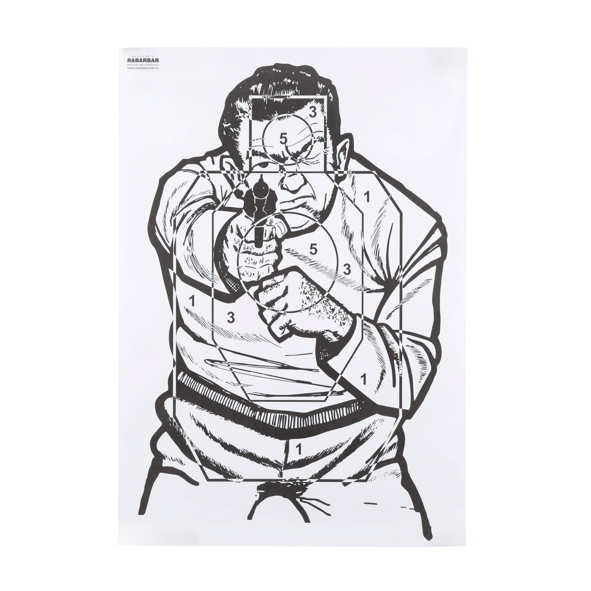 Tarcza strzelecka Napstnik 50 szt.