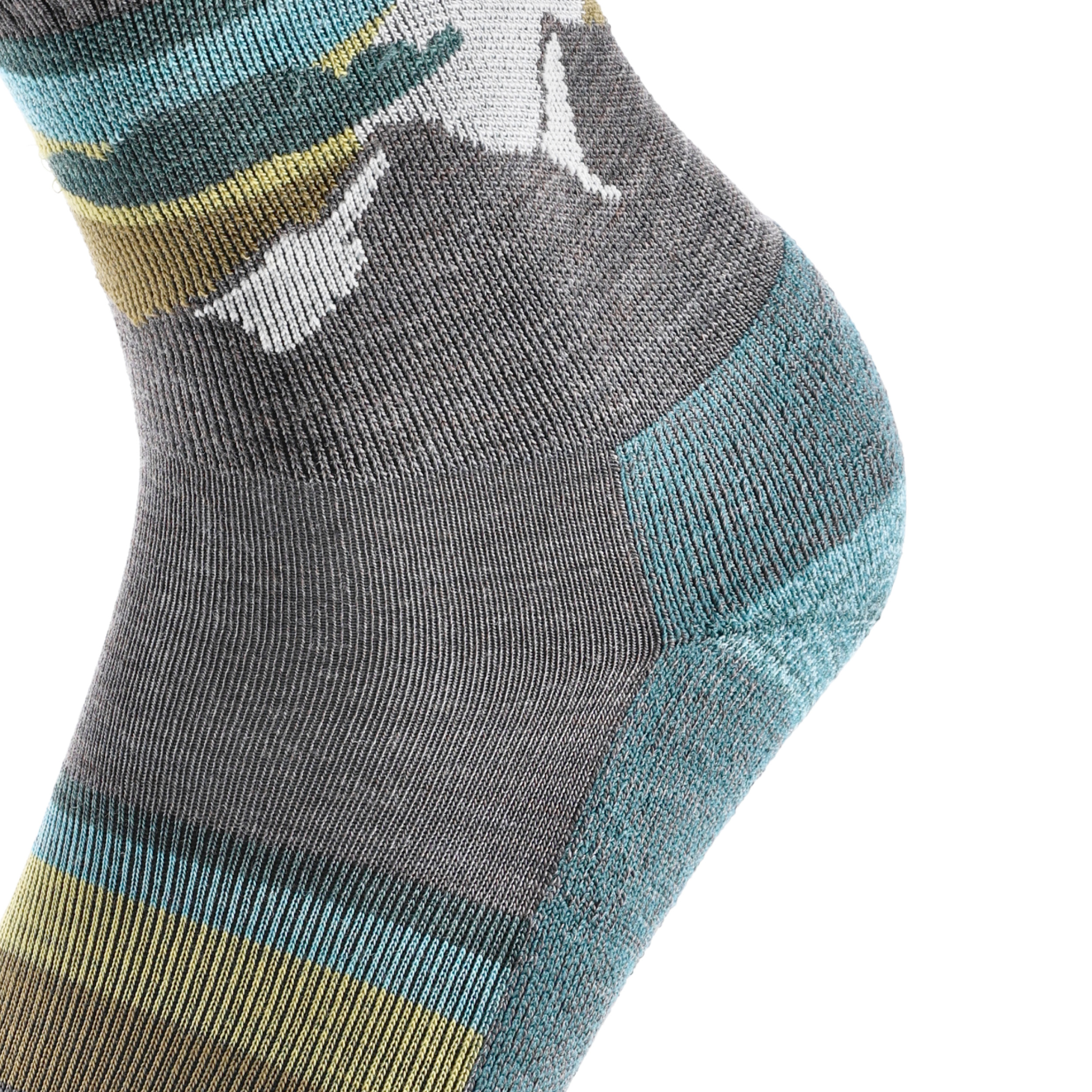 Skarpety trekkingowe damskie Darn Tough Sunset Ledge Micro Crew Lightweight Taupe 35-37.5 - obrazek 5