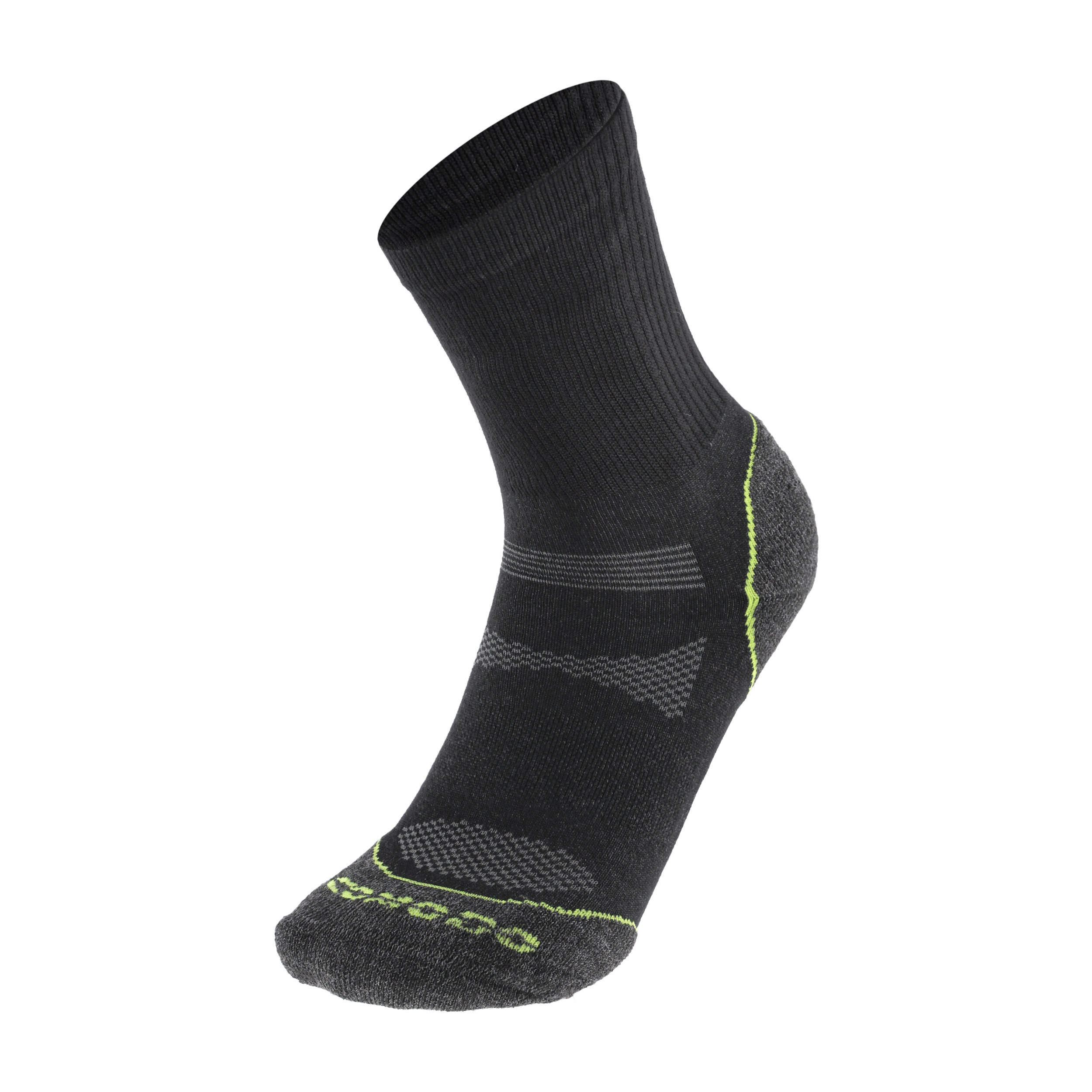 Skarpety trekingowe Comodo Performance czarno-zielone 35-38