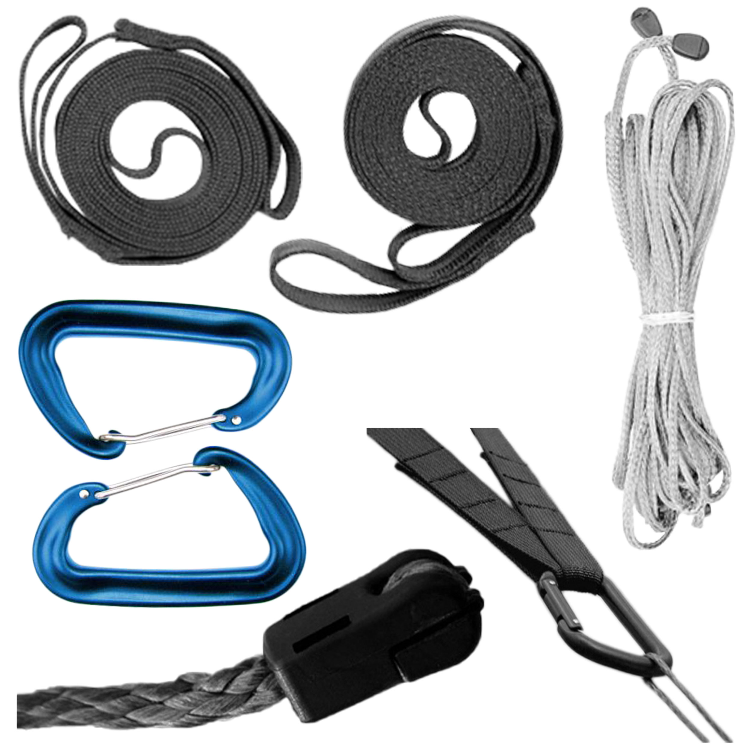 Zawieszenie do hamaka Lesovik Smuk czarne - obrazek 5