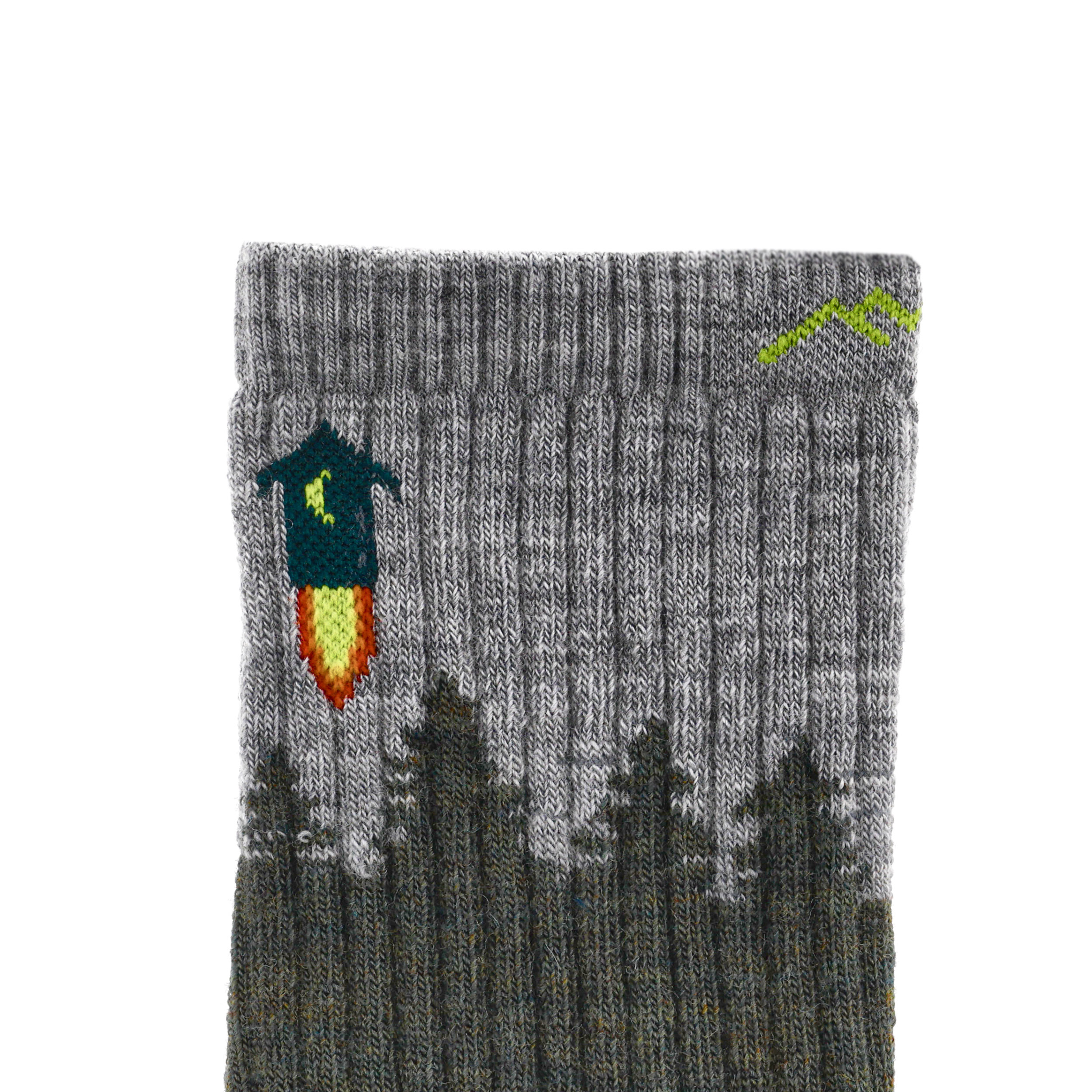 Skarpety trekkingowe męskie Darn Tough Number 2 Green 41-42.5 - obrazek 6