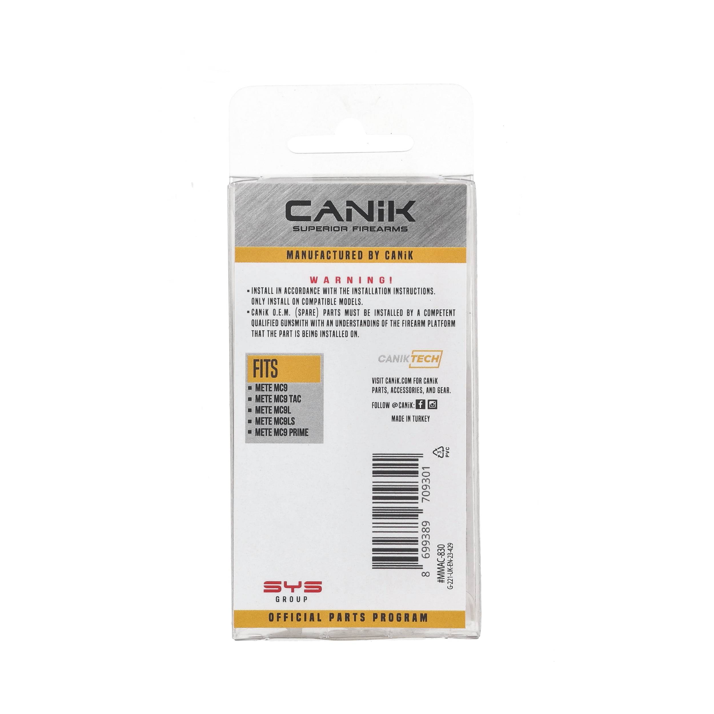 Zestaw sprężynb zrzutu zamka do pistoletów Canik METE MC9 MMAC-830 - obrazek 2