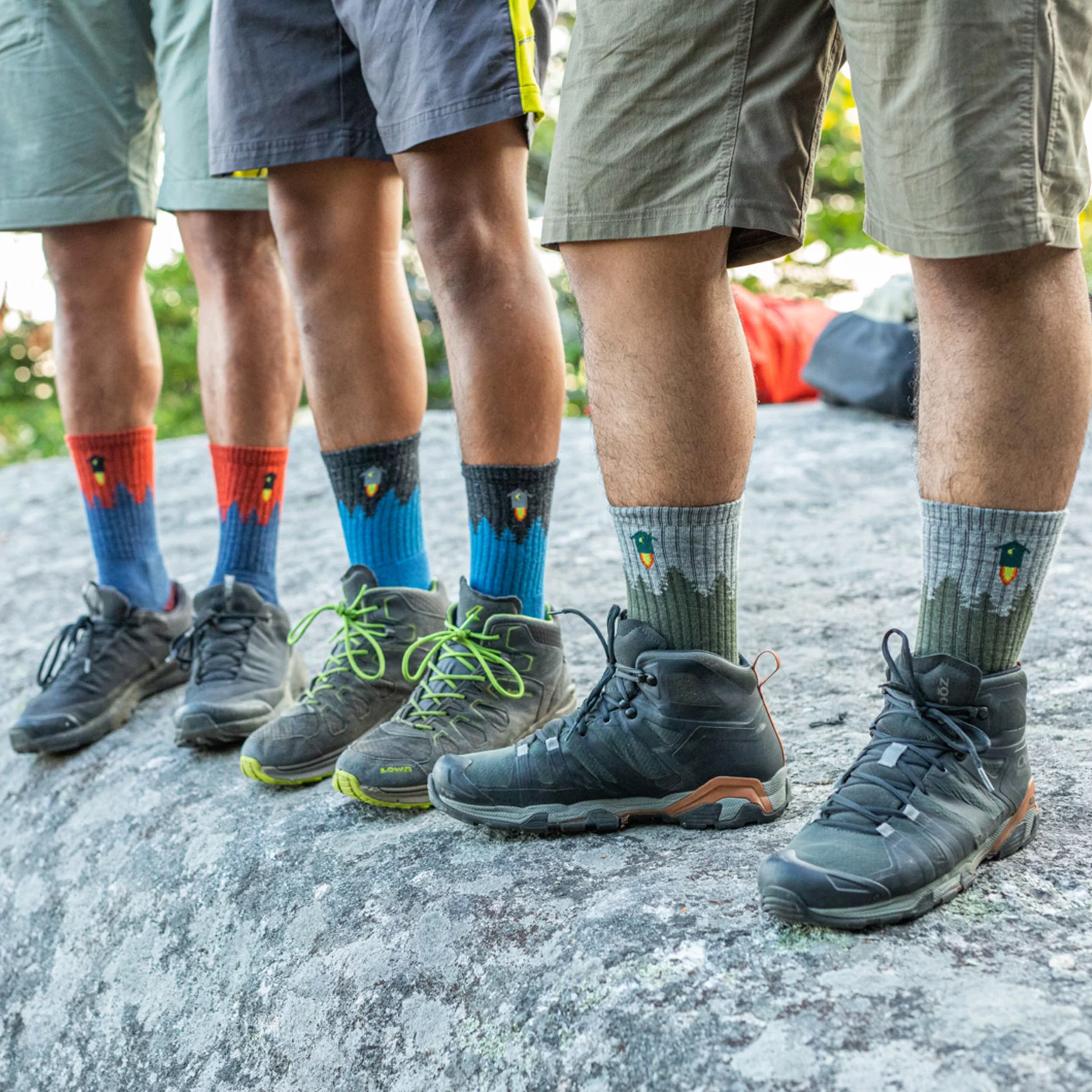 Skarpety trekkingowe męskie Darn Tough Number 2 Gray 43-45.5 - obrazek 7