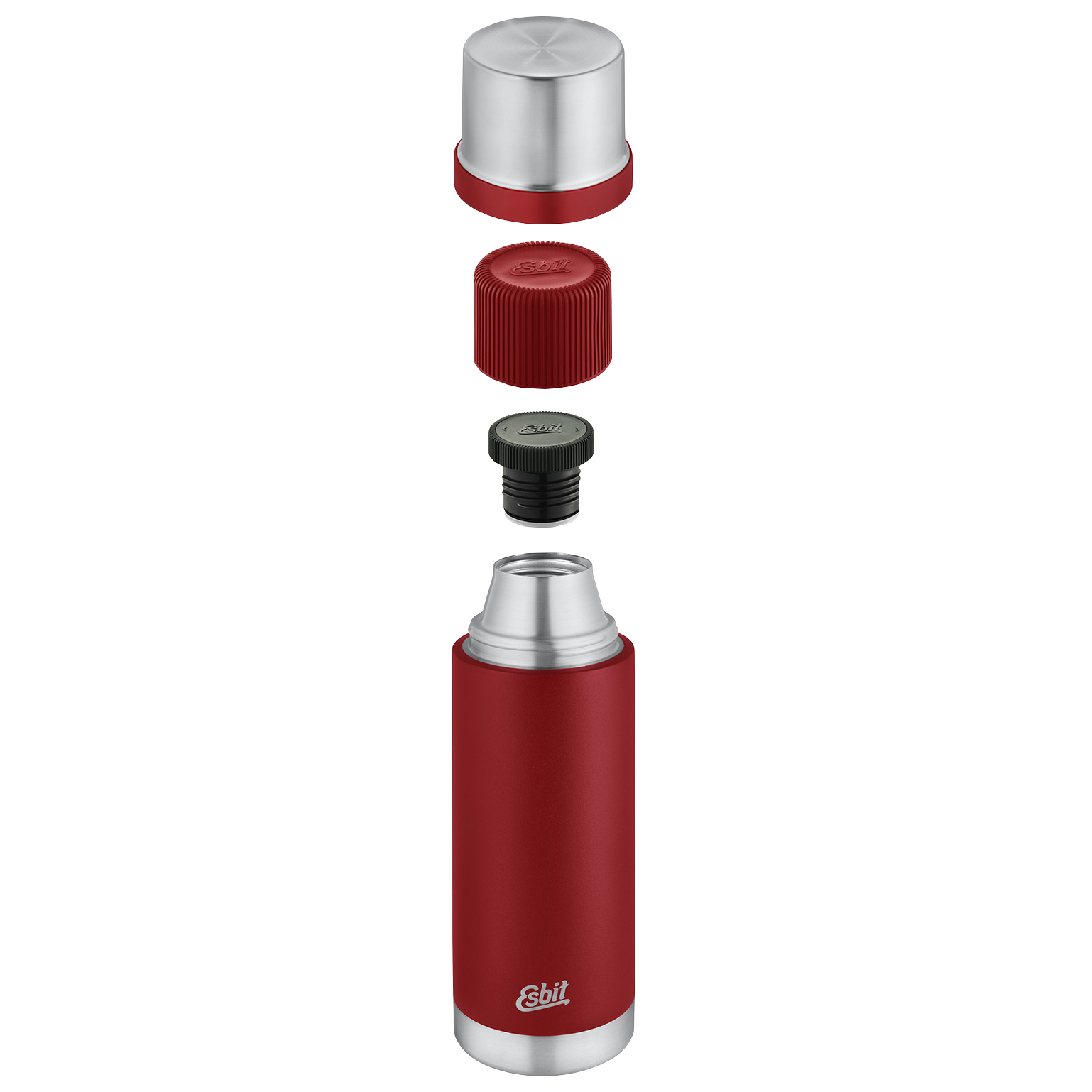 Termos Esbit Sculptor Vacuum Flask 1 l burgund - obrazek 2