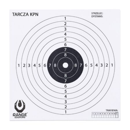 Tarcze Range Solutions KPN do wiatrówki 14x14cm 100szt