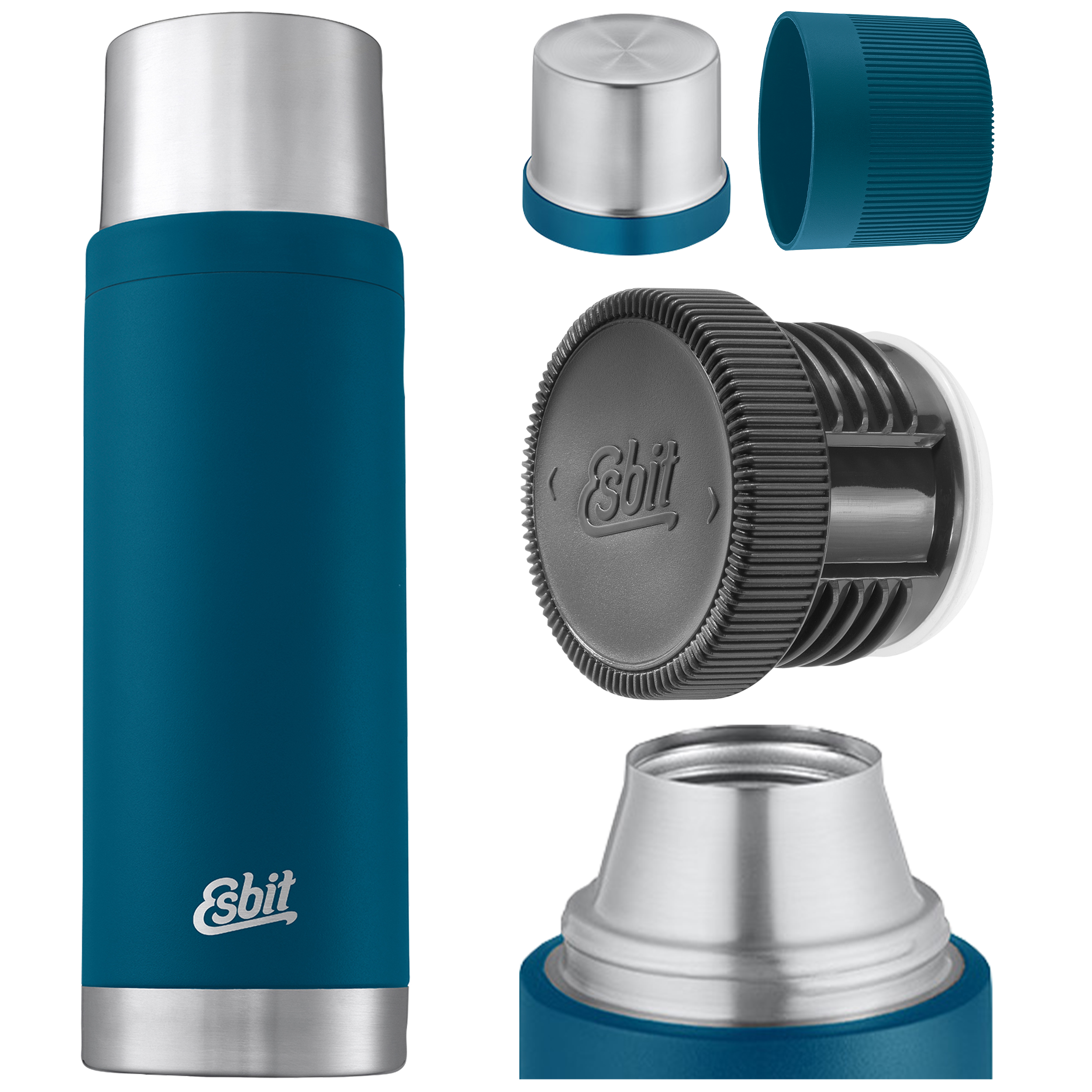 Termos Esbit Sculptor Vacuum Flask 1 l niebieski - obrazek 7