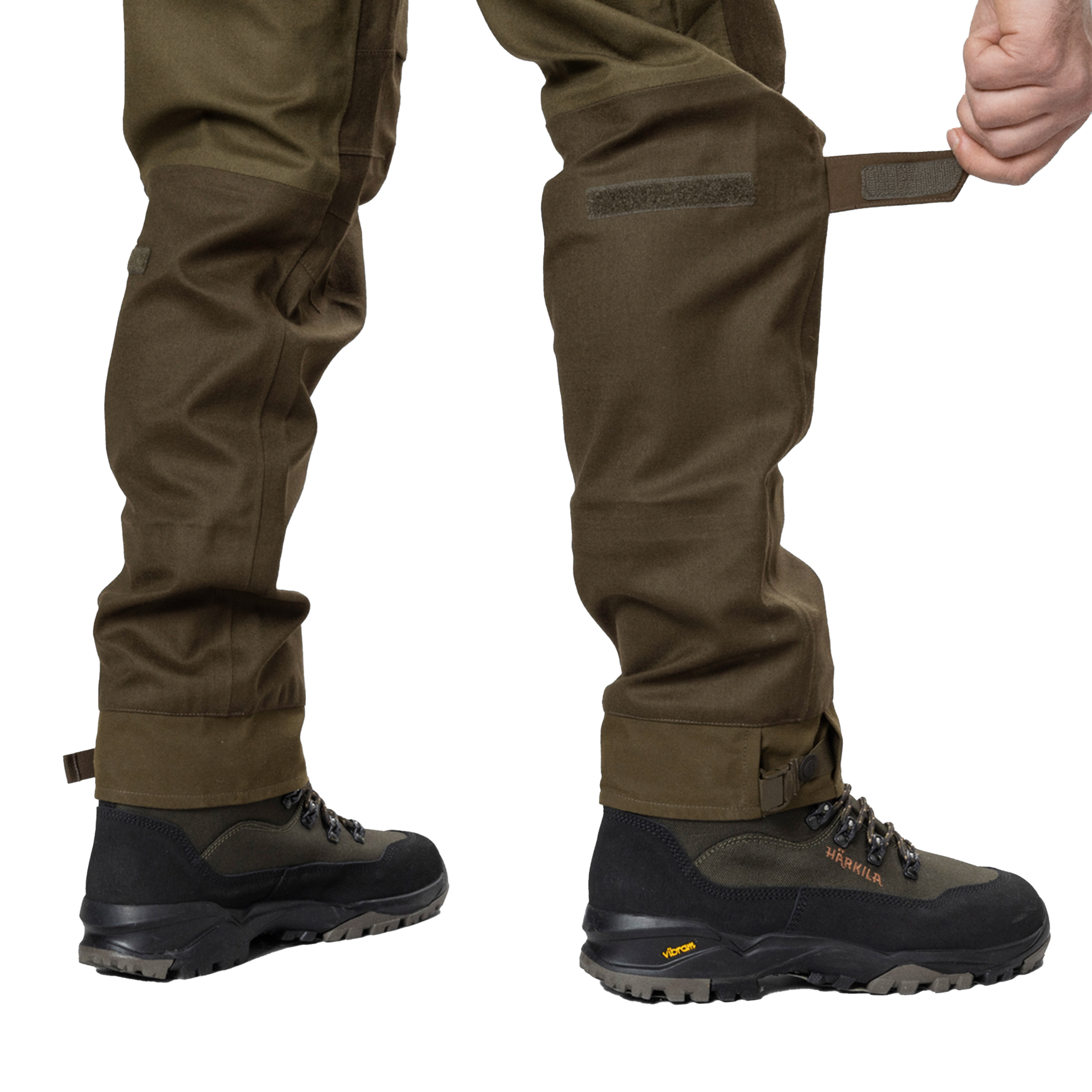 Spodnie męskie Härkila One Ultimate willow green / light green 58 - obrazek 3