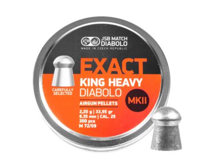 Śrut diabolo JSB Exact King Heavy II 6,35 mm 300 szt.