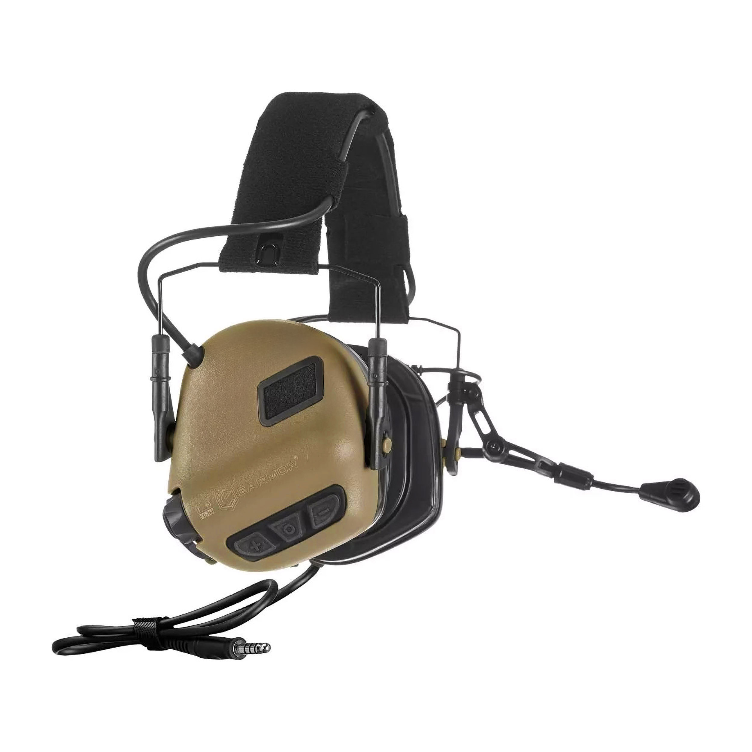 Zestaw słuchawkowy Earmor M32-CB Plus coyote brown - obrazek 3