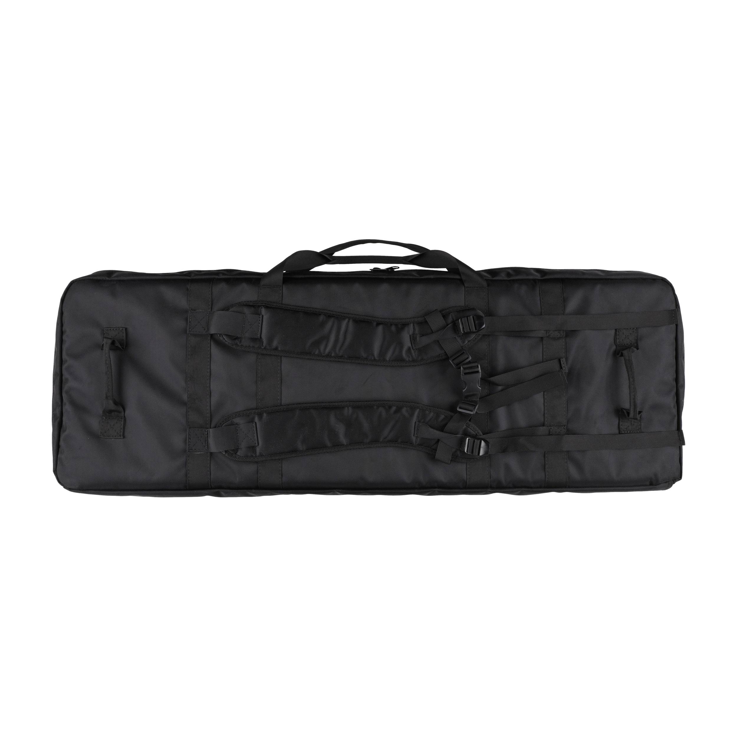 Pokrowiec na broń TACTICAL MAX02 dł. 1,05m h38, kolor czarny, haft celownik beżowy, na dwie jednostki - obrazek 2