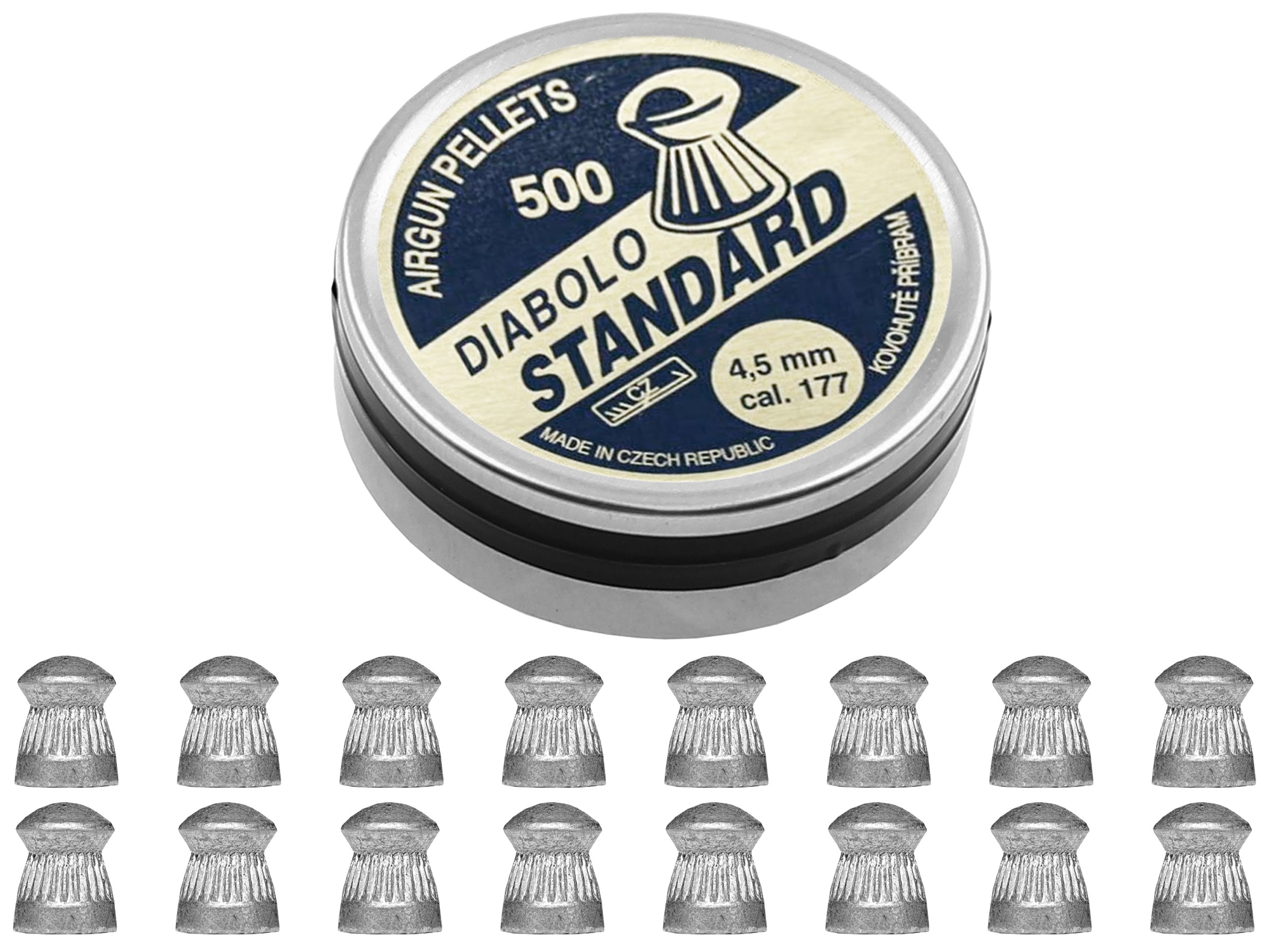 Śrut diabolo Kovohute Standard 4,5 mm 500 szt. - obrazek 2