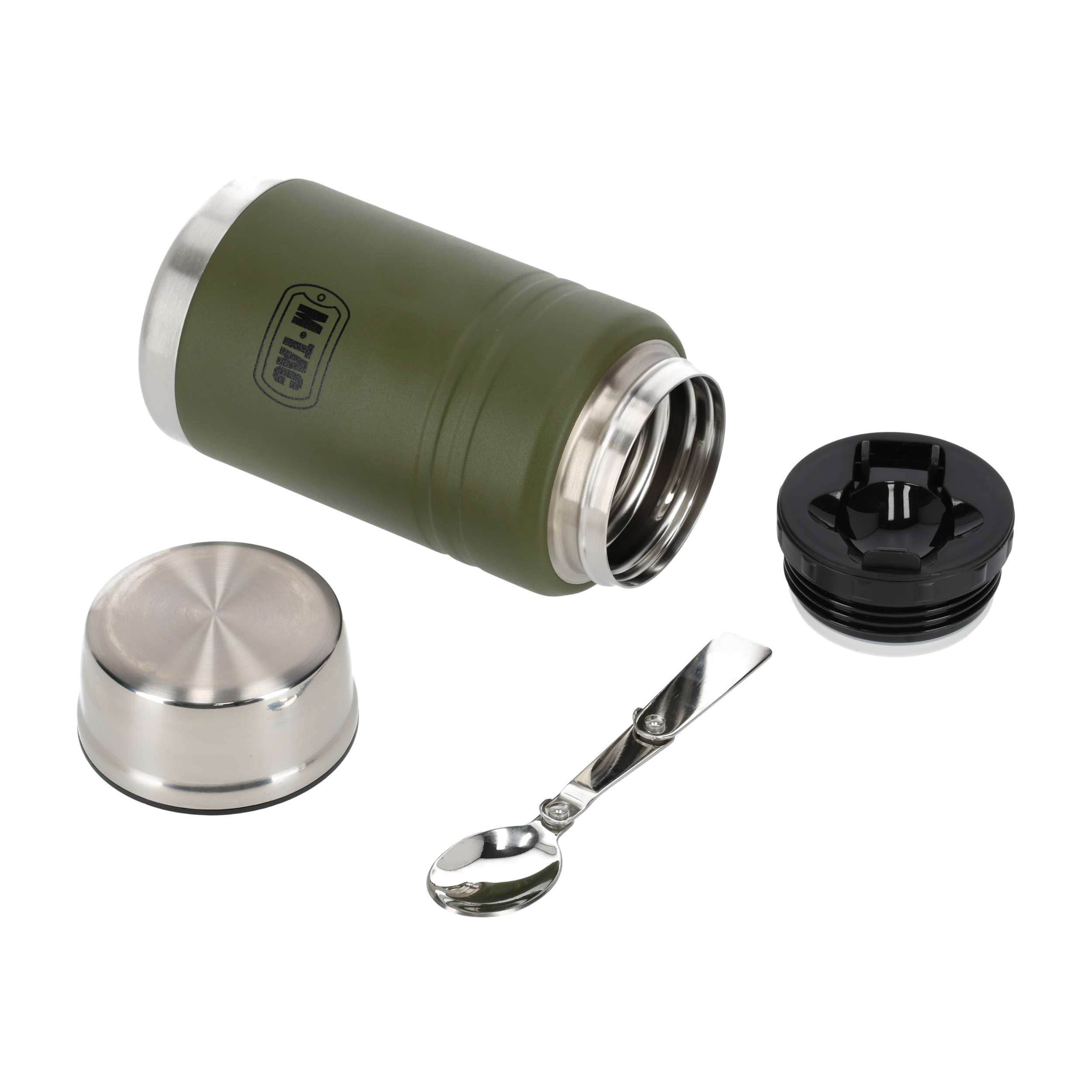 Termos M-Tac na jedzenie z składaną łyżką ze stali nierdzewnej 750 ml - obrazek 5