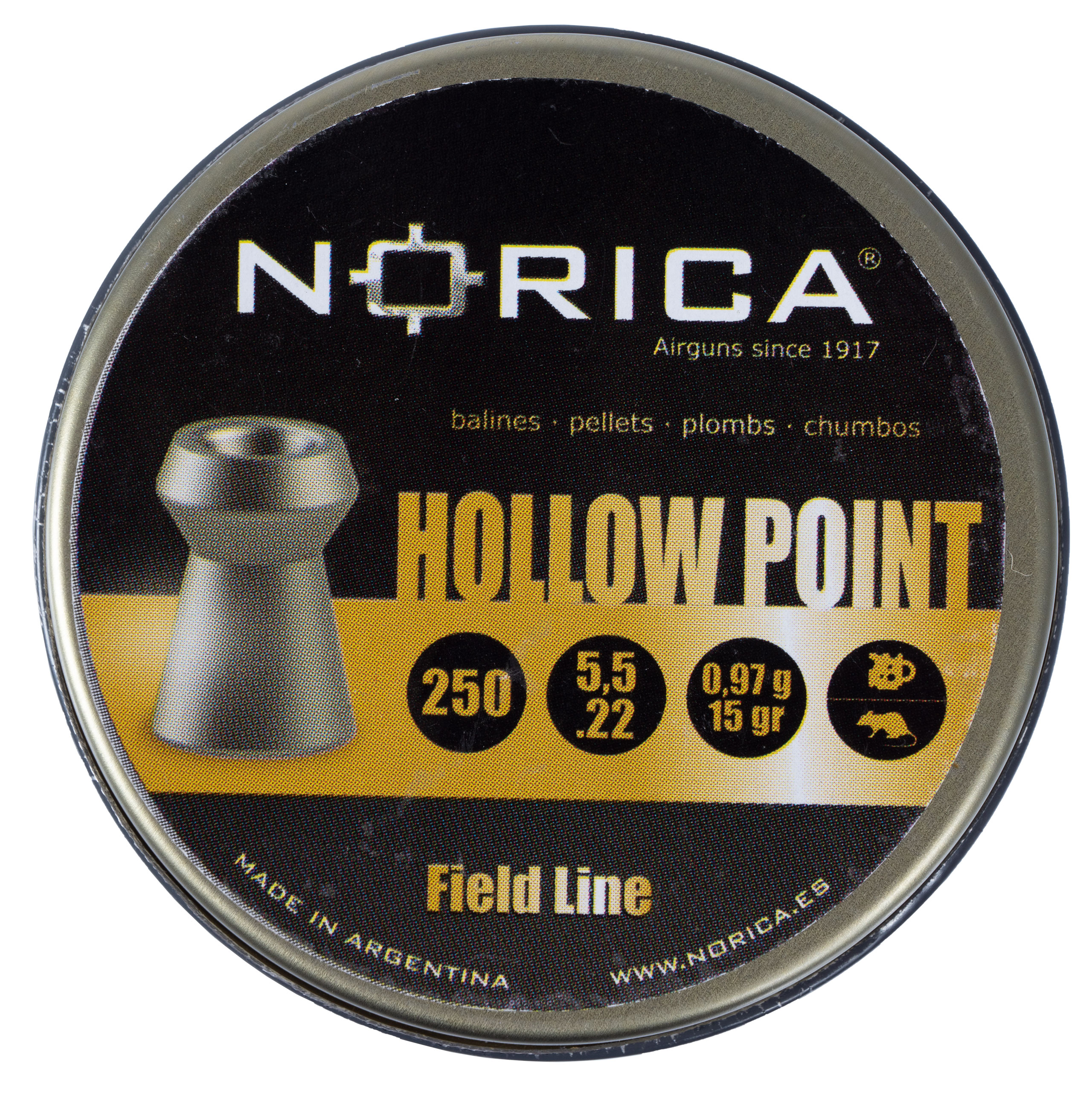 Śrut Norica Hollow Point 5,5 mm 250 szt. - obrazek 3