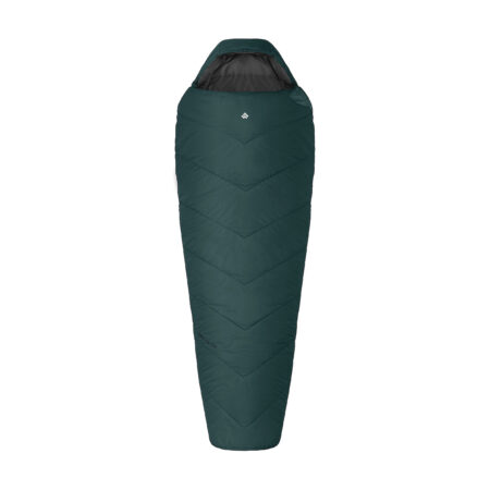 Śpiwór Alpinus Fiber Pro 800 dla praworęcznych, zielony