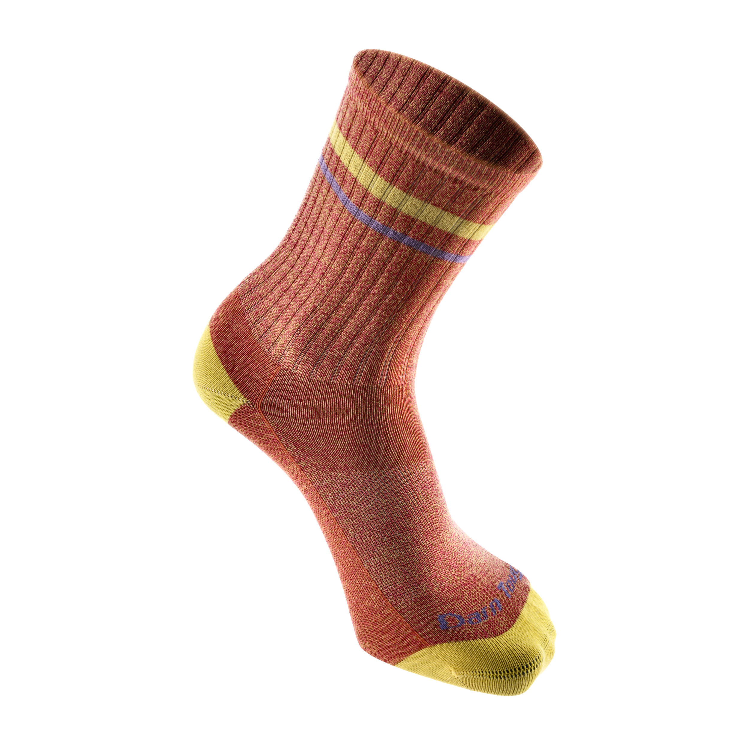 Skarpety casual damskie Darn Tough Letterman Crew Sunstone 35-37.5 - obrazek 3