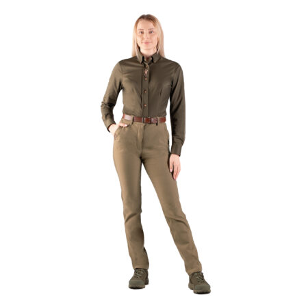 Spodnie damskie Tagart Falcon brązowe M