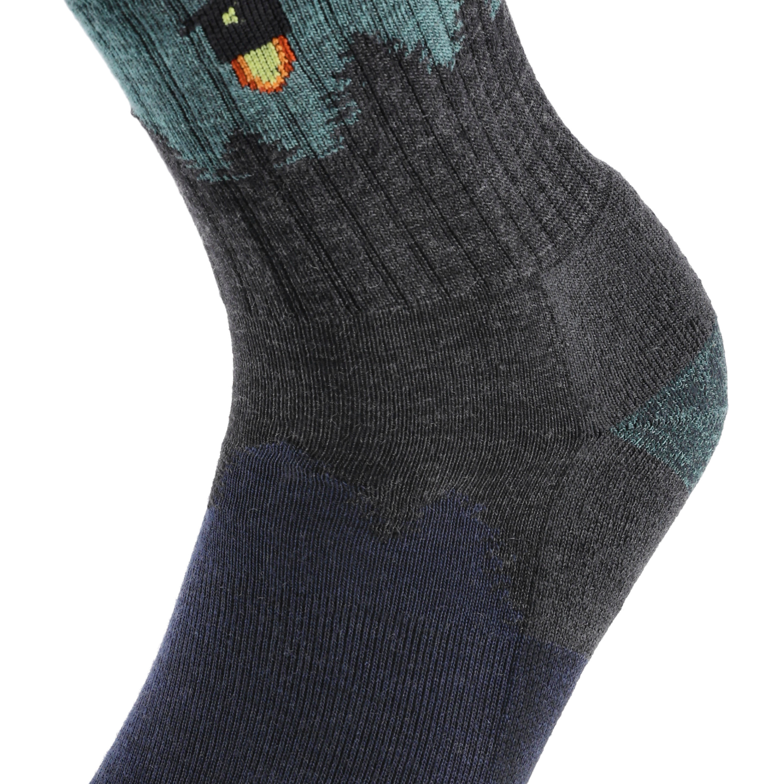 Skarpety trekkingowe męskie Darn Tough Number 2 Gray 43-45.5 - obrazek 5