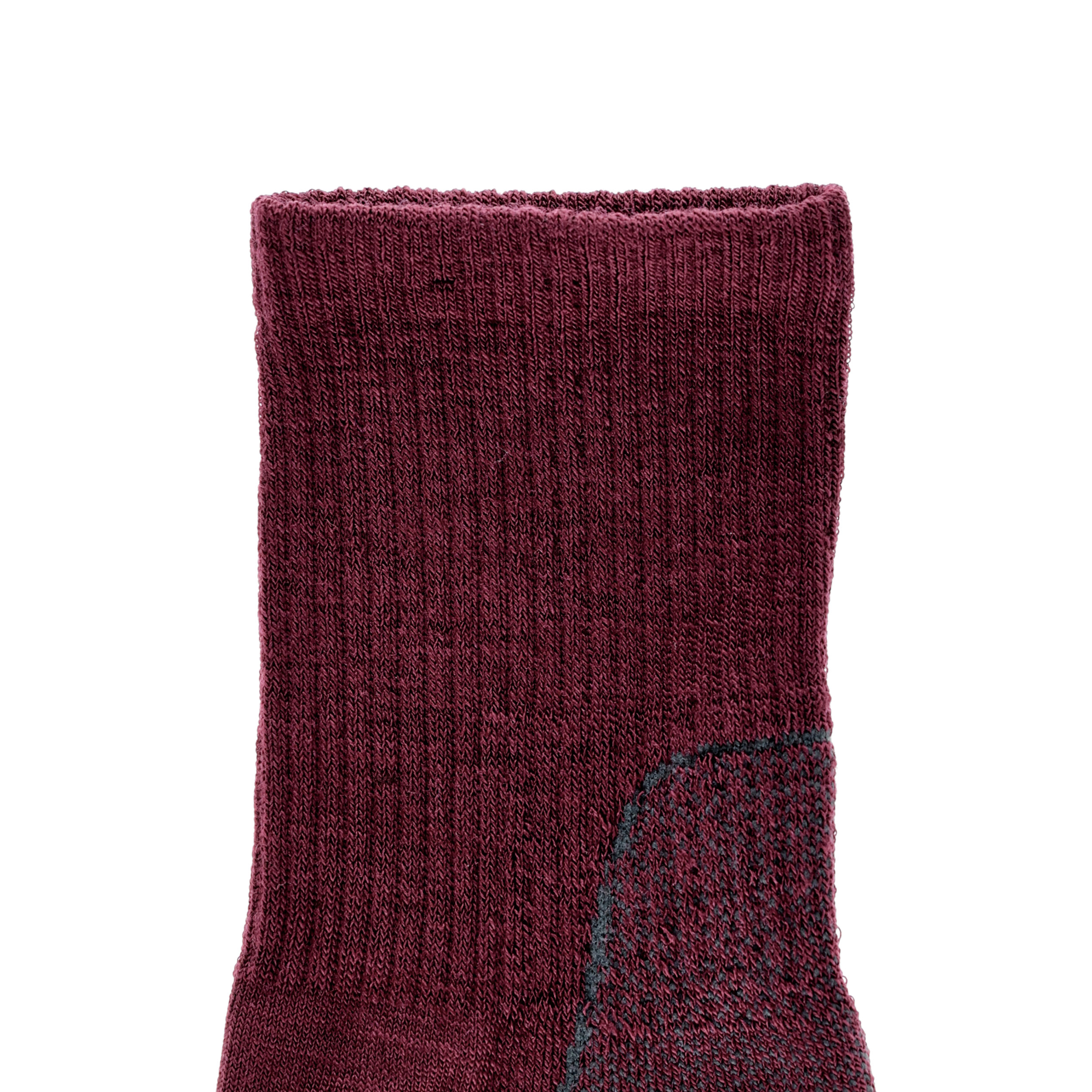 Skarpety turystyczne Comodo lekkie bordowe 39-42 - obrazek 6