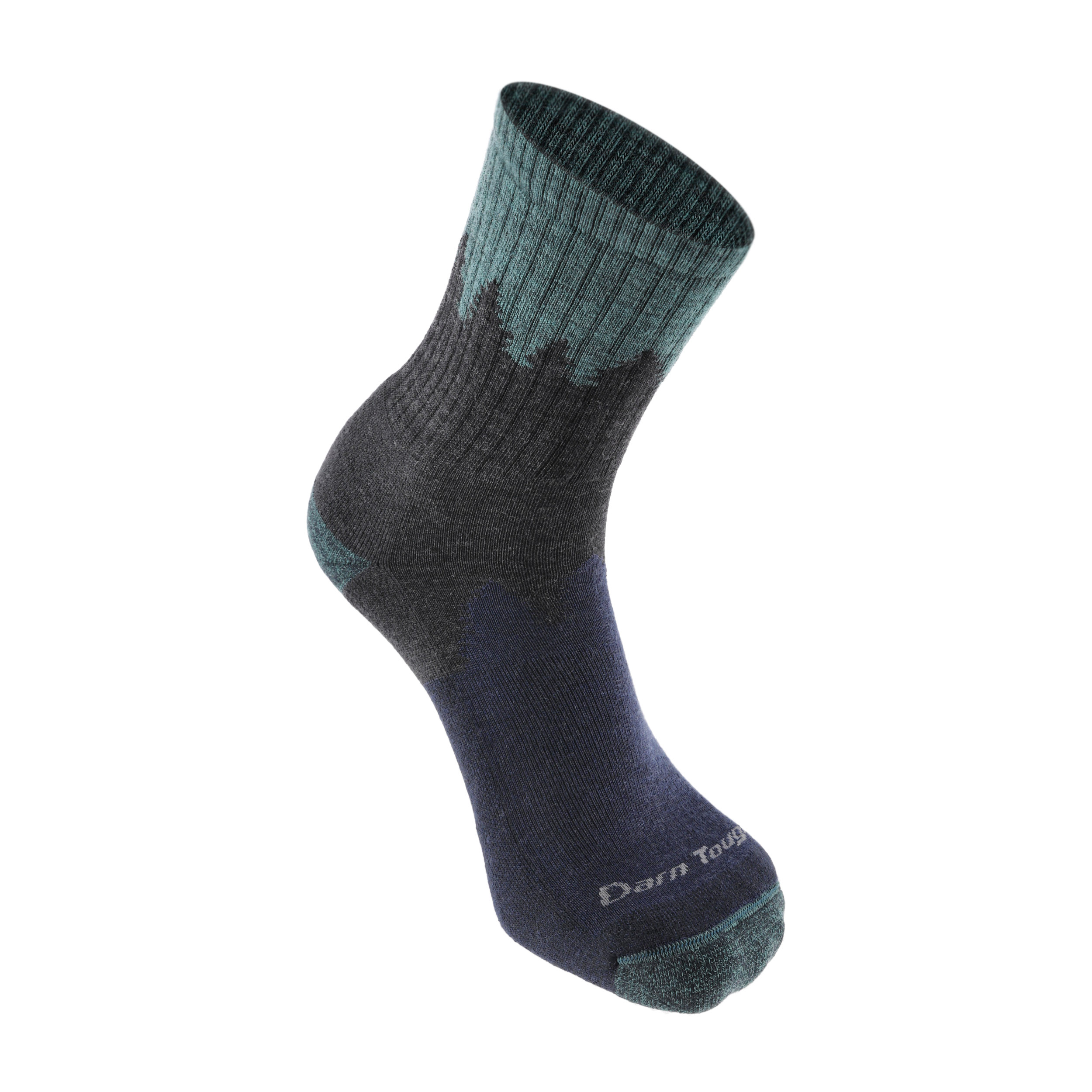 Skarpety trekkingowe męskie Darn Tough Number 2 Gray 43-45.5 - obrazek 3