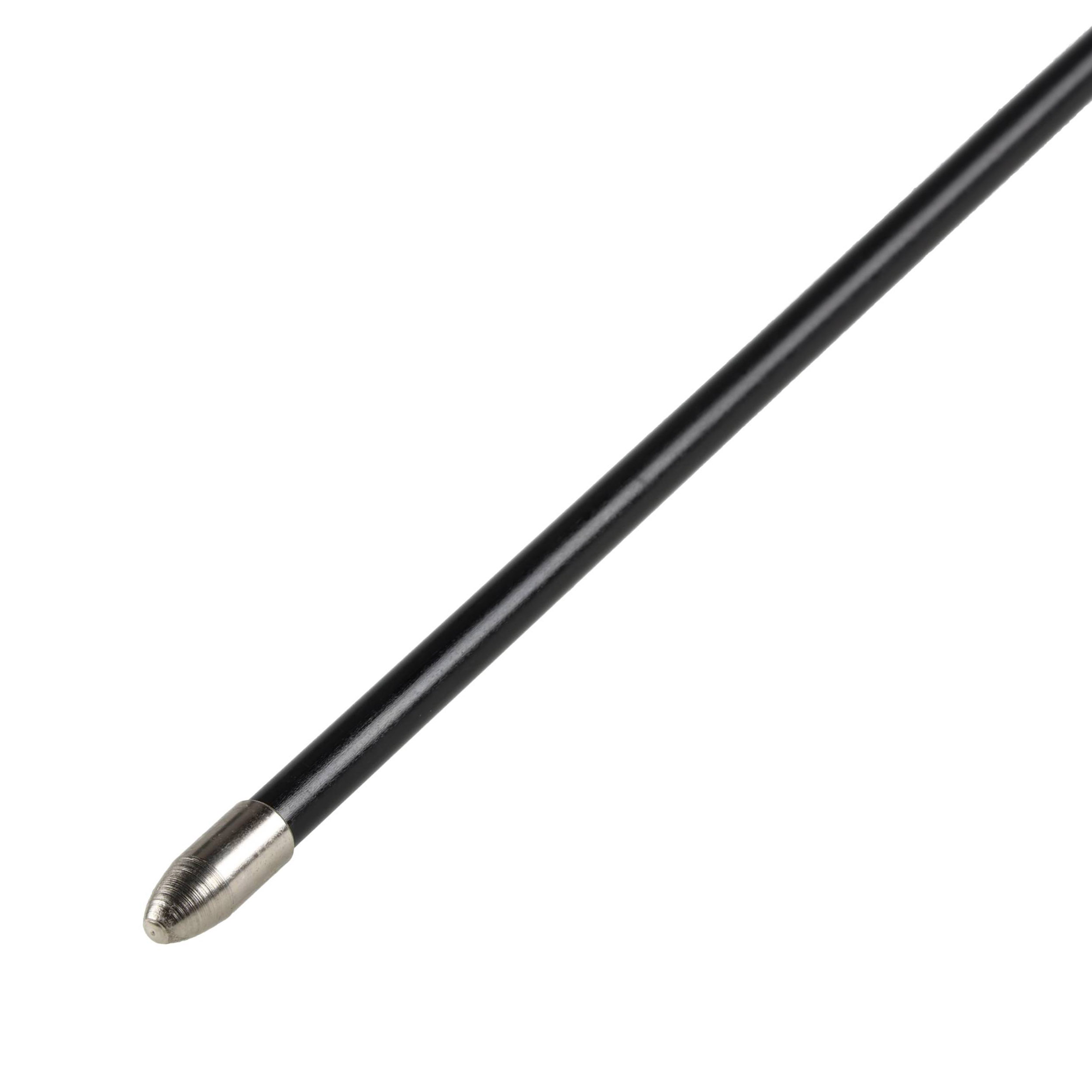 Strzała Poe Lang z włókna szklanego 30" grot tarczowy gładki czarna 5 sztuk - obrazek 2