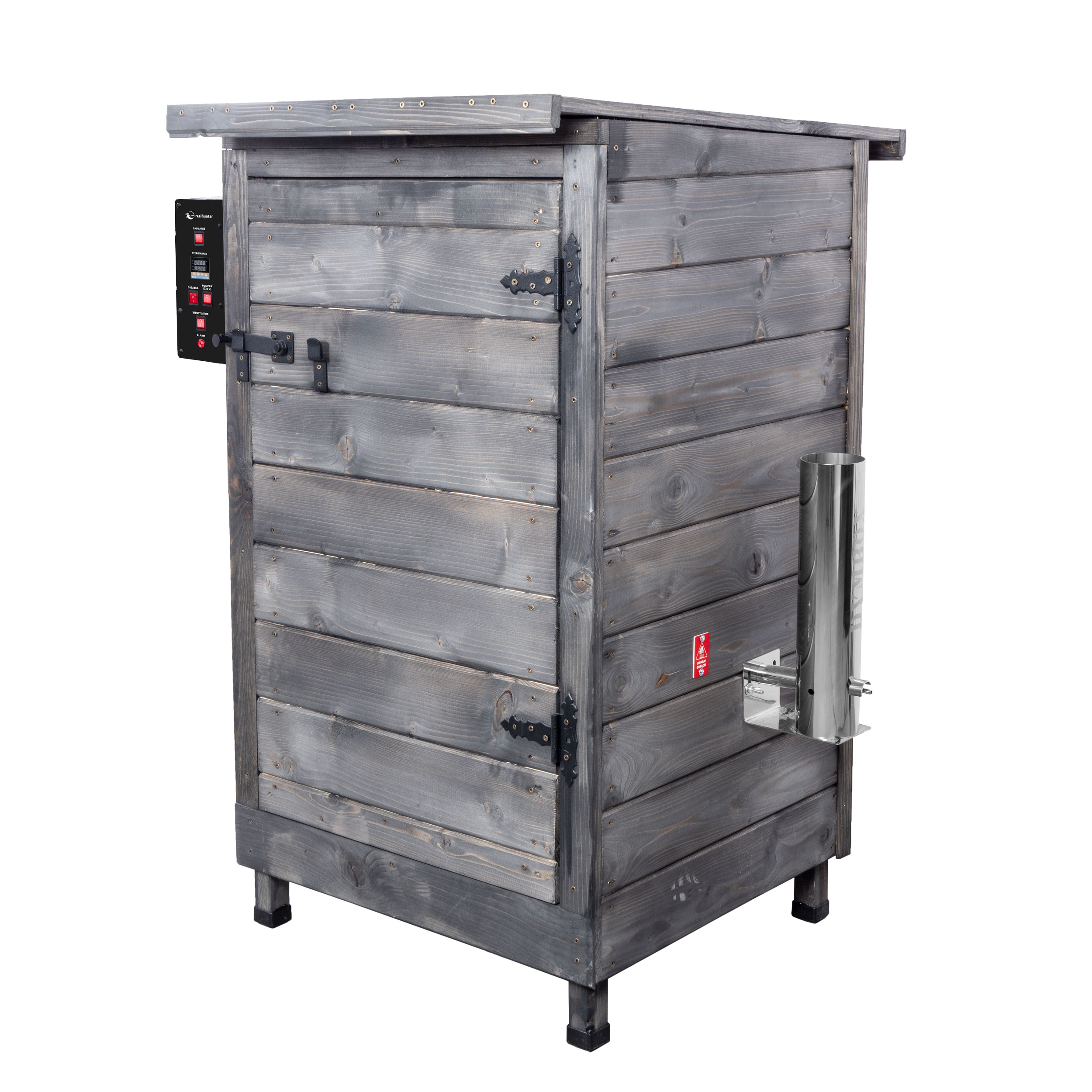 Wędzarnia smoker RealHunter Basic 270 l 2000W szara - obrazek 3
